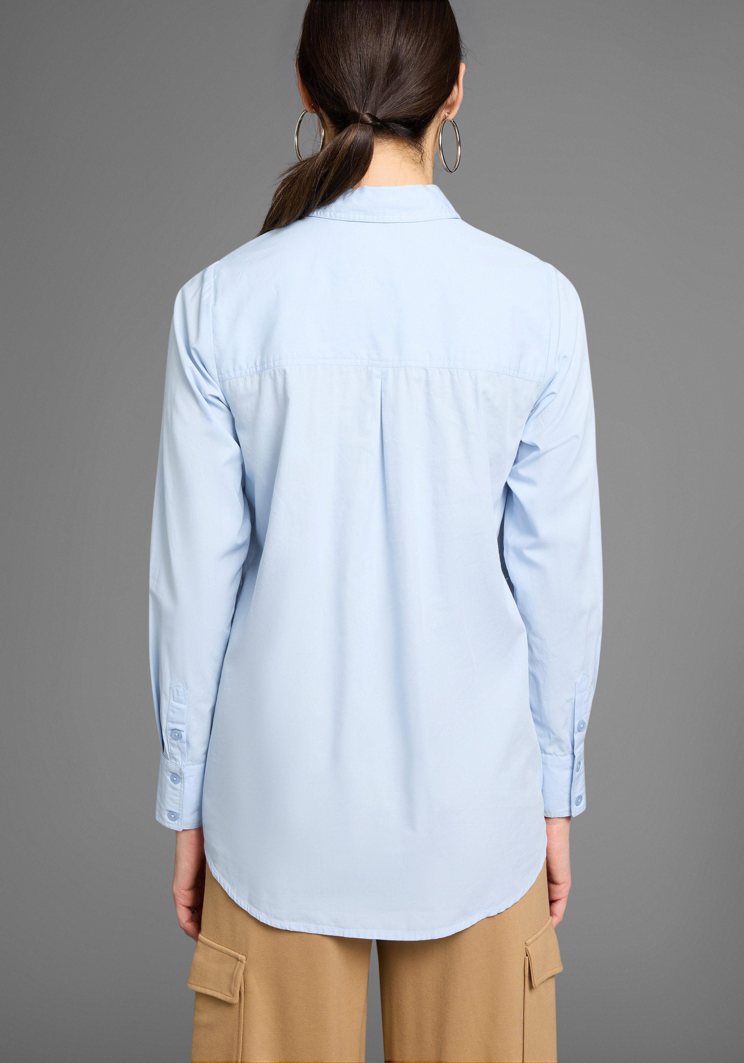 HECHTER PARIS Hemdbluse mit Fronttaschen günstig online kaufen