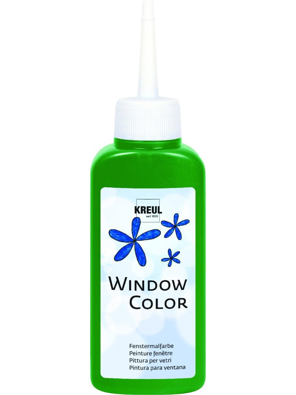 Bastelfarbe Kreul Window Color hellgrün 80 ml
