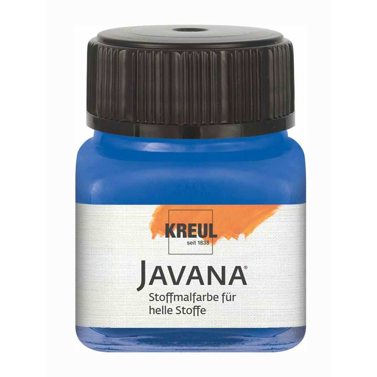C. KREUL Stoffmalfarbe KREUL Stoffmalfarbe JAVANA royalblau 20ml Glas