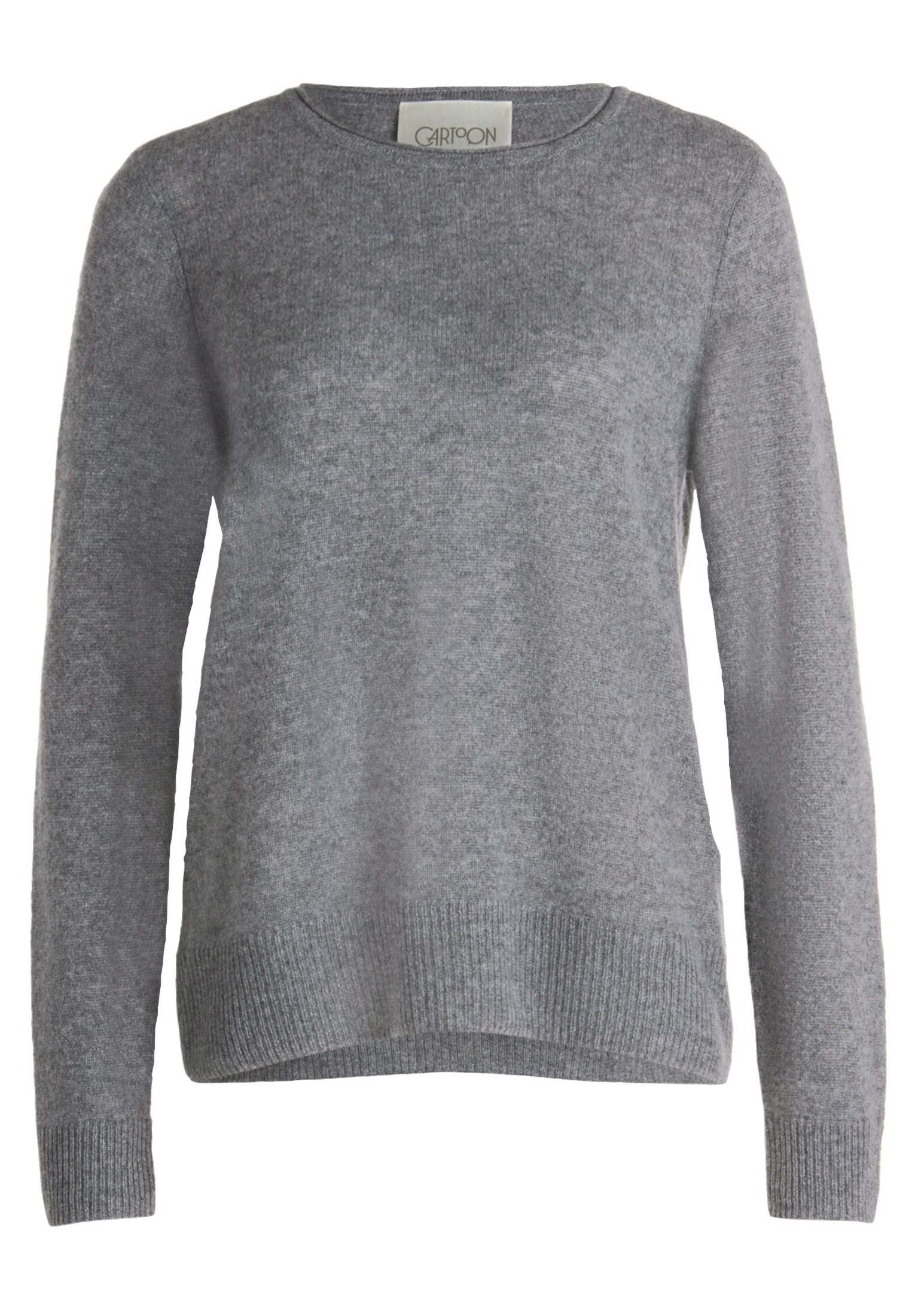 Cartoon Strickpullover Damen mit Rundhalsausschnitt (1-tlg) günstig online kaufen