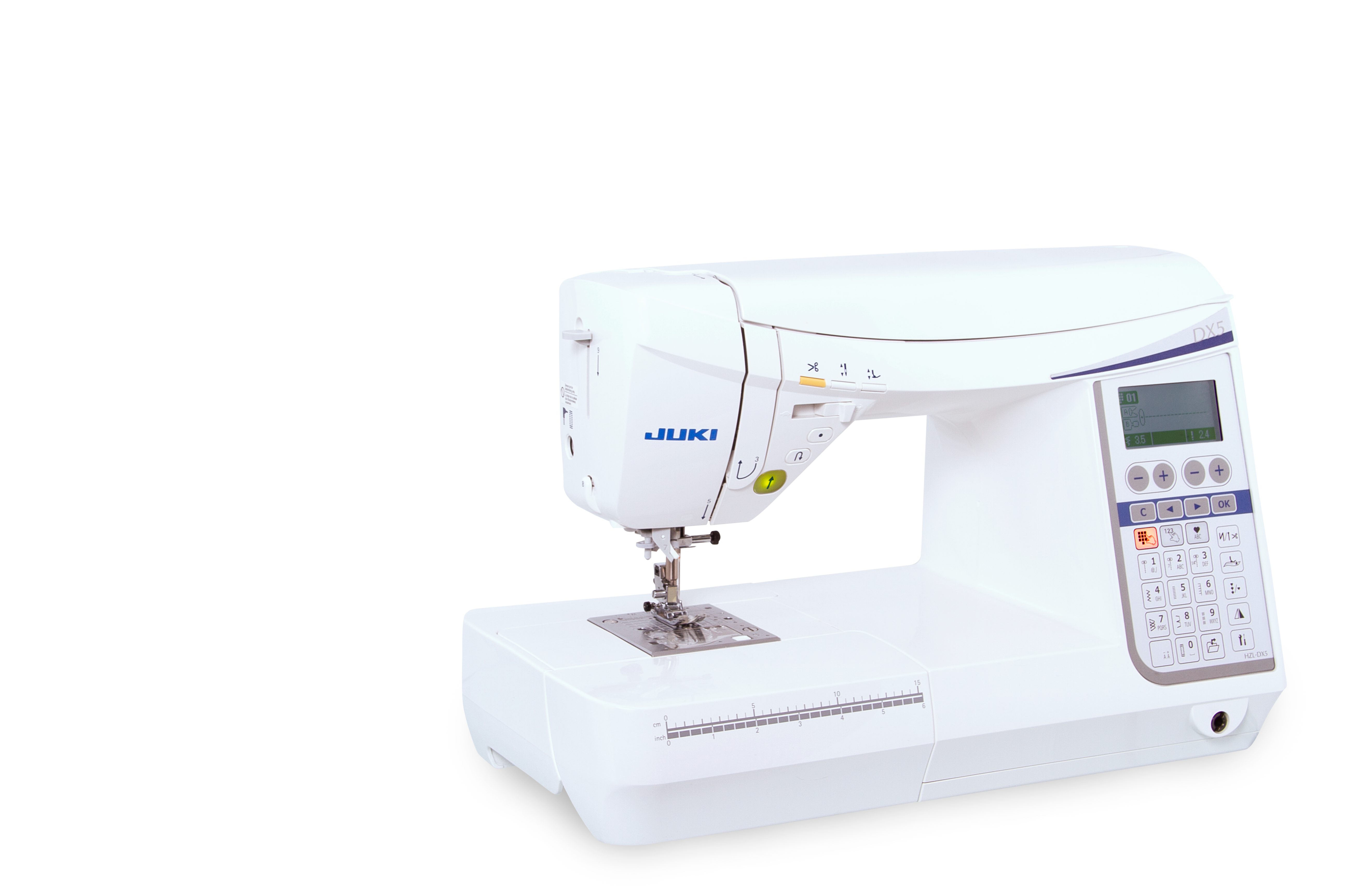 Juki Nähmaschine Juki HZL-DX5, Elektronische Fadenschere programmierbar
