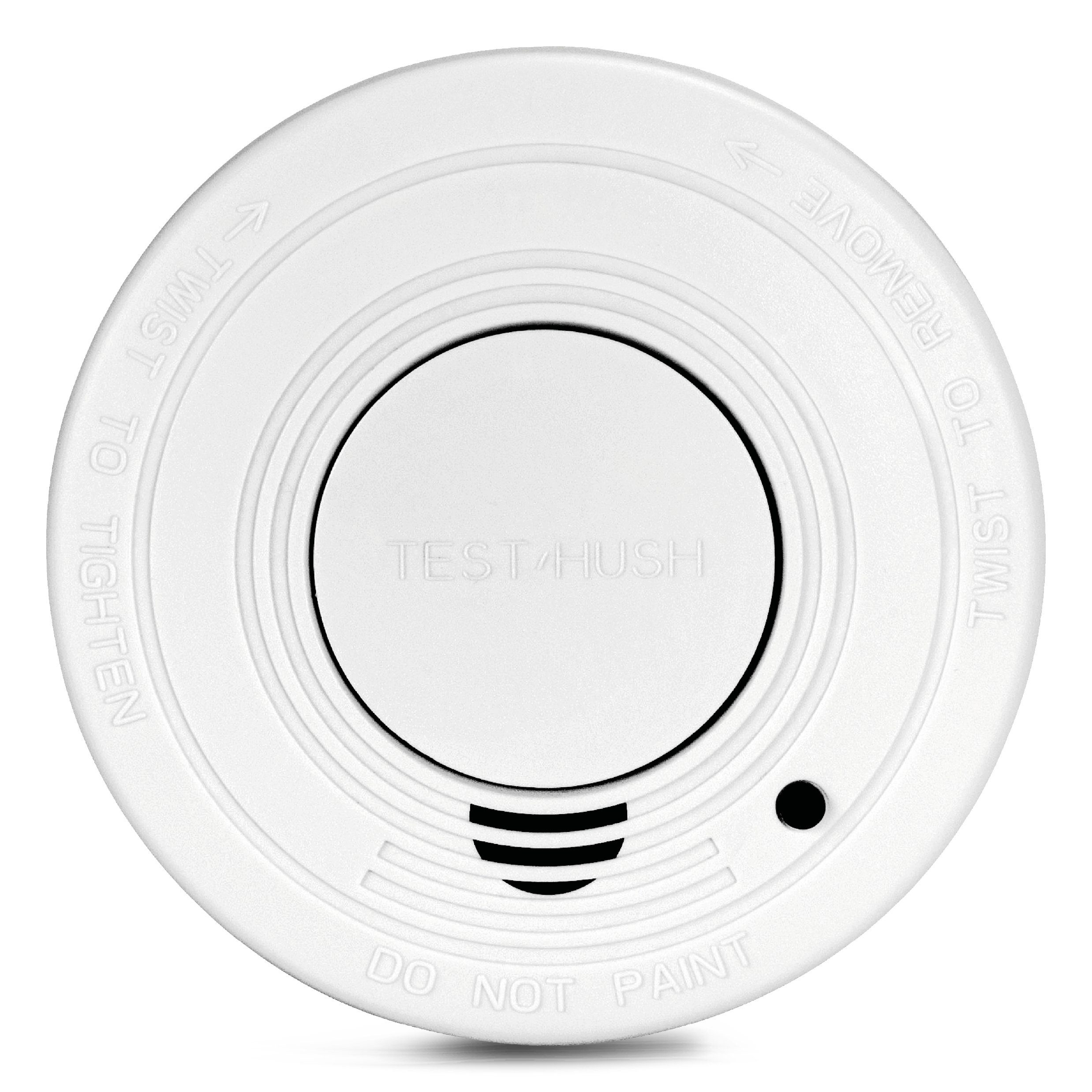 Alecto Rauchmelder mit 5 Jahren Batterielebensdauer 2er-Pack Weiß Rauchmelder (Brandmelder nach EN14604 & maximierte Evakuierungszeit im 2er-Pack)