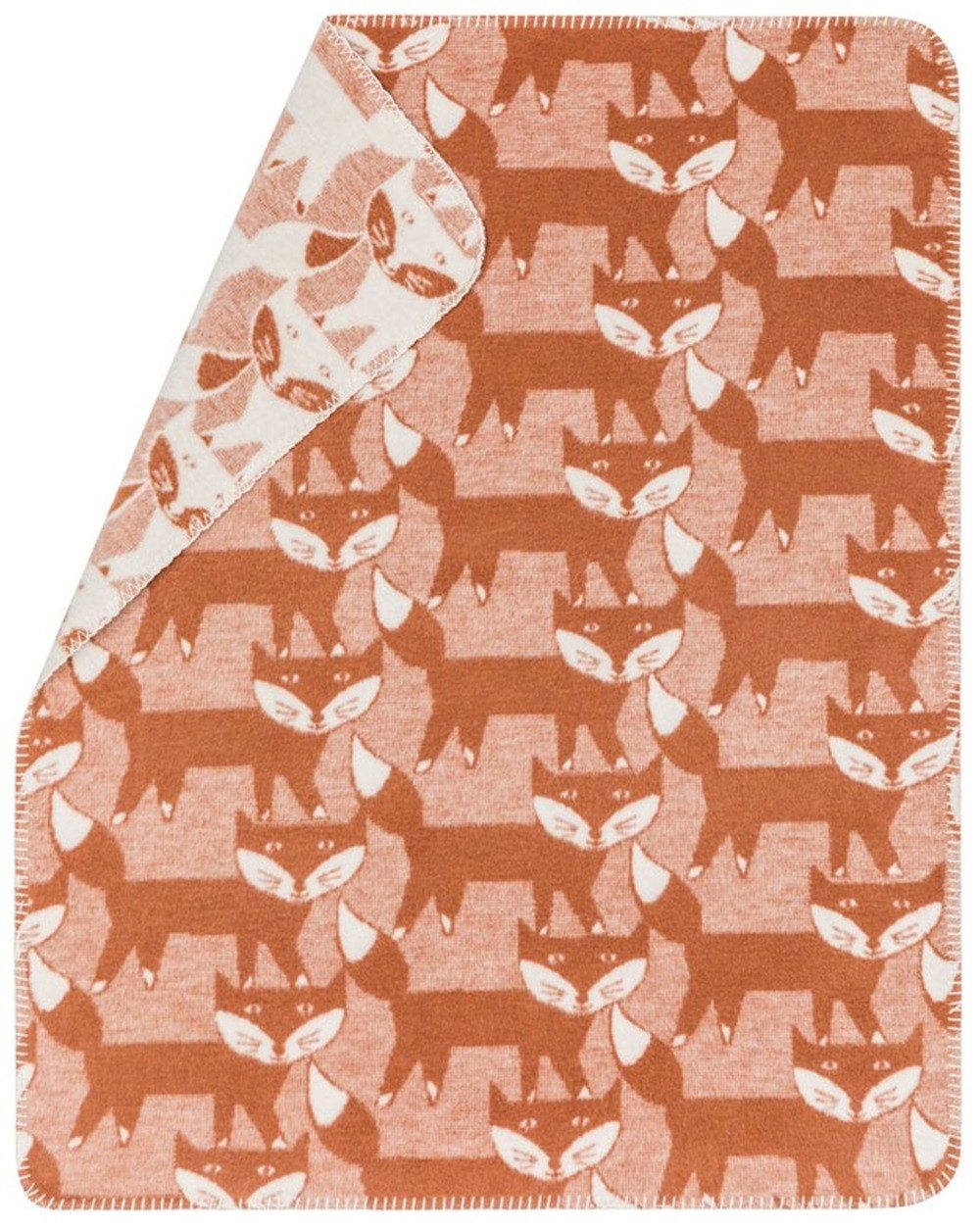 Babydecke Mila 'Fuchsrudel' 75 x 100 cm Toffee, DAVID FUSSENEGGER