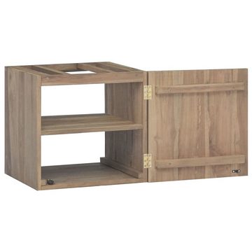 vidaXL Hängeschrank Wand-Badschrank 46x25,5x40 cm Massivholz Teak (1-St)