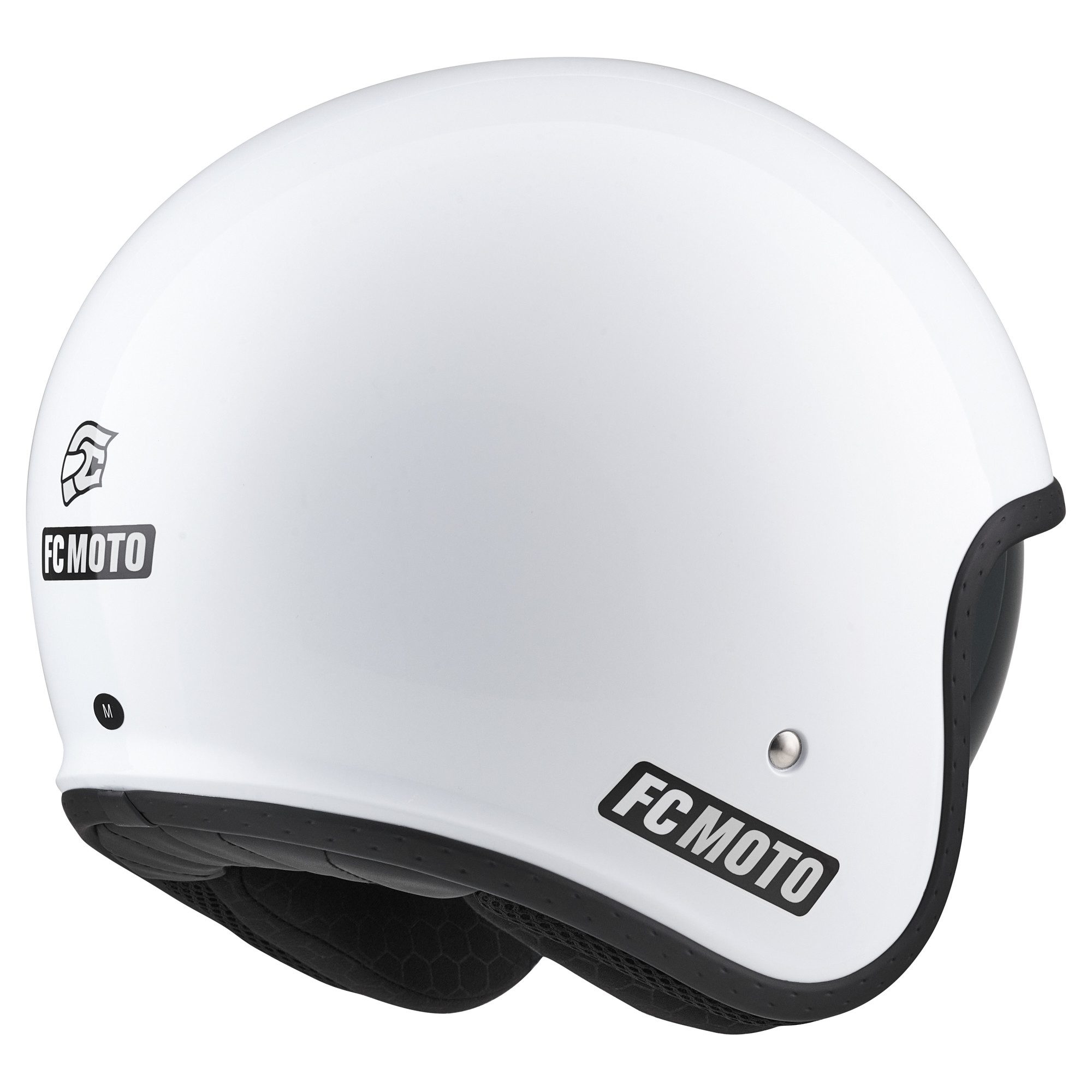 FC-Moto Motorradhelm G-295 Jethelm, herausnehmbares Innenfutter,integriertes Sonnenvisier