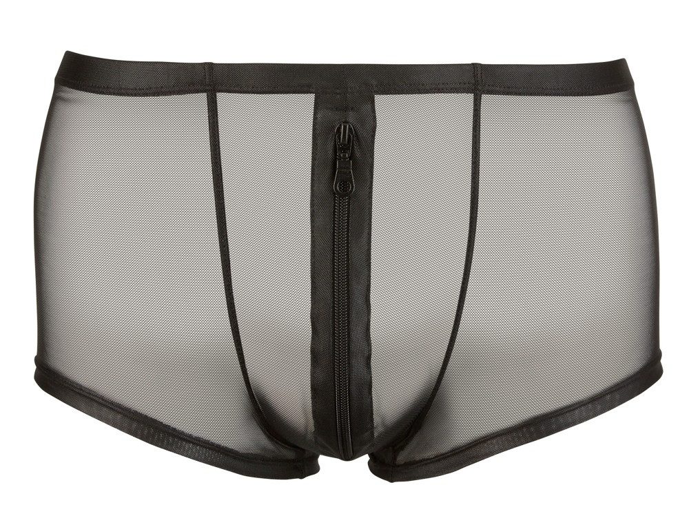 Svenjoyment Boxershorts Transparente Boxershorts mit Reißverschluss transparent