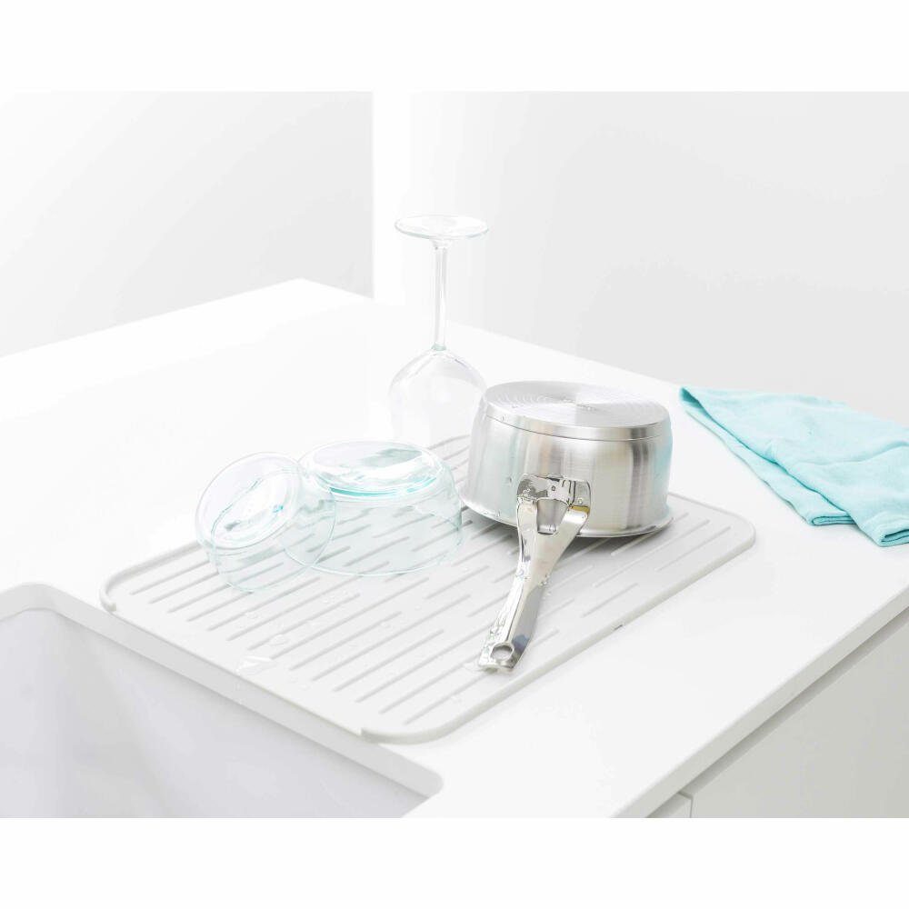 Brabantia Abtropfmatte Silikon Light Grey