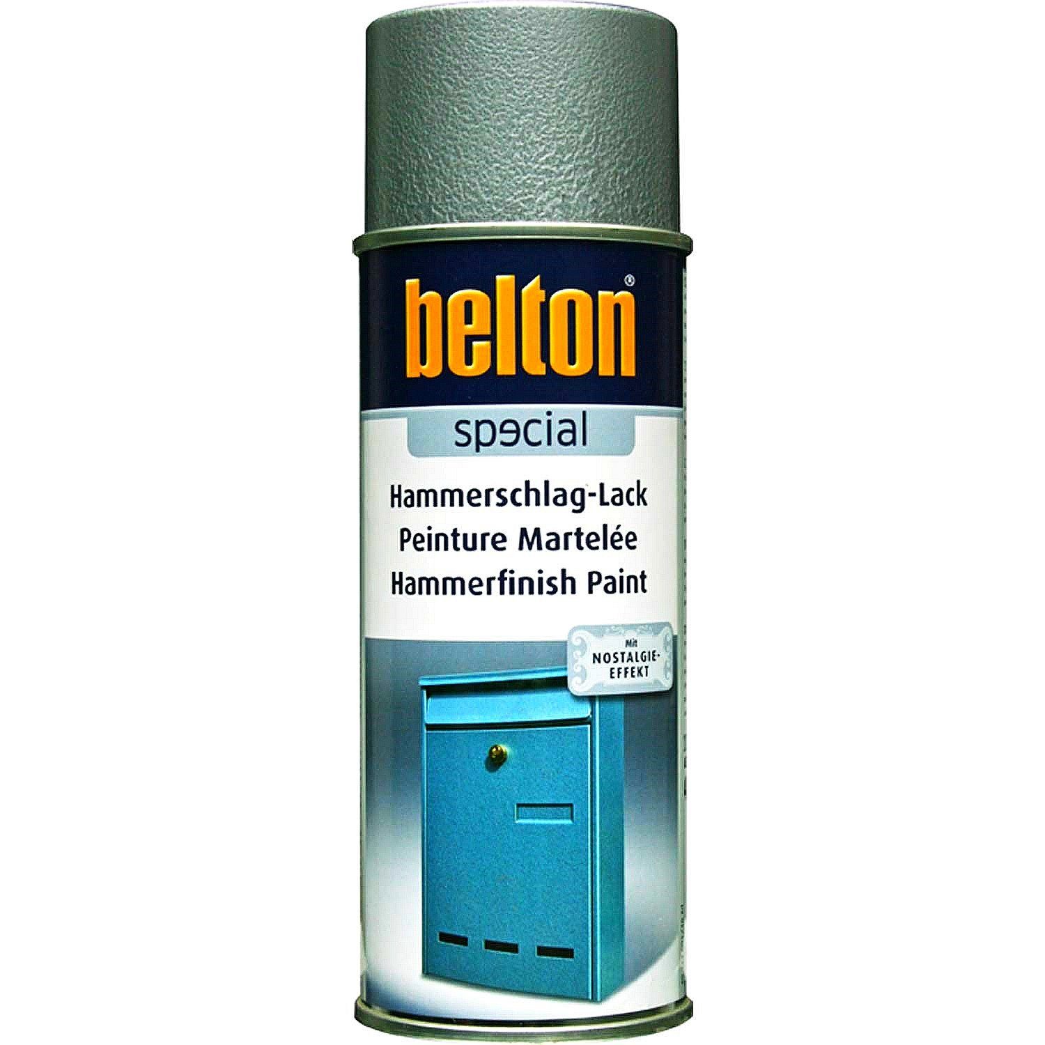 belton Sprühlack Hammerschlag Lackspray, Spraydose, 400 ml Hammerschlag-Grün