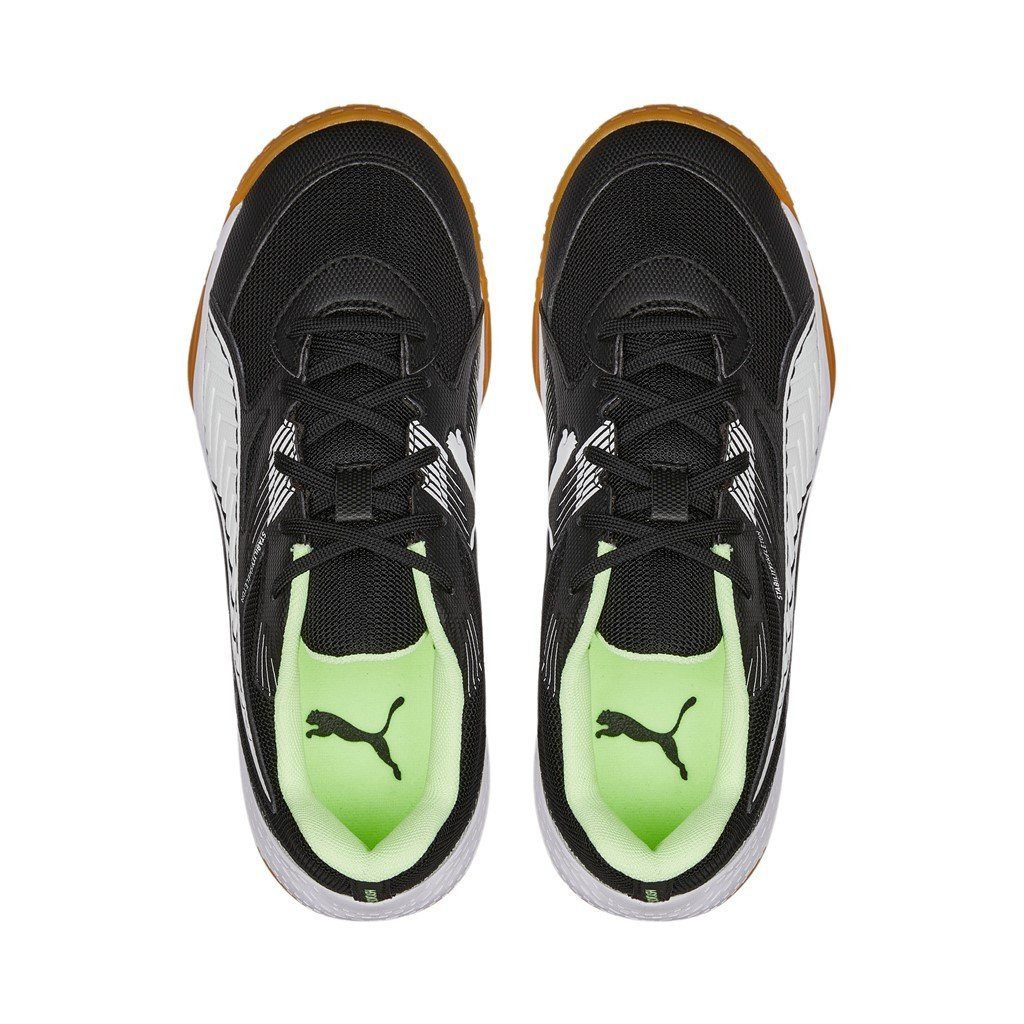 PUMA Hallen-Indoorschuhe Solarflash II schwarz Kinder Badmintonschuh – Bild 5 von 5