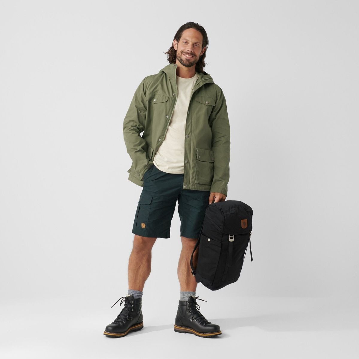 Fjällräven Shorts Karl Pro Shorts M Robuste und nachhaltige Herrenshorts mit praktischen Taschen für