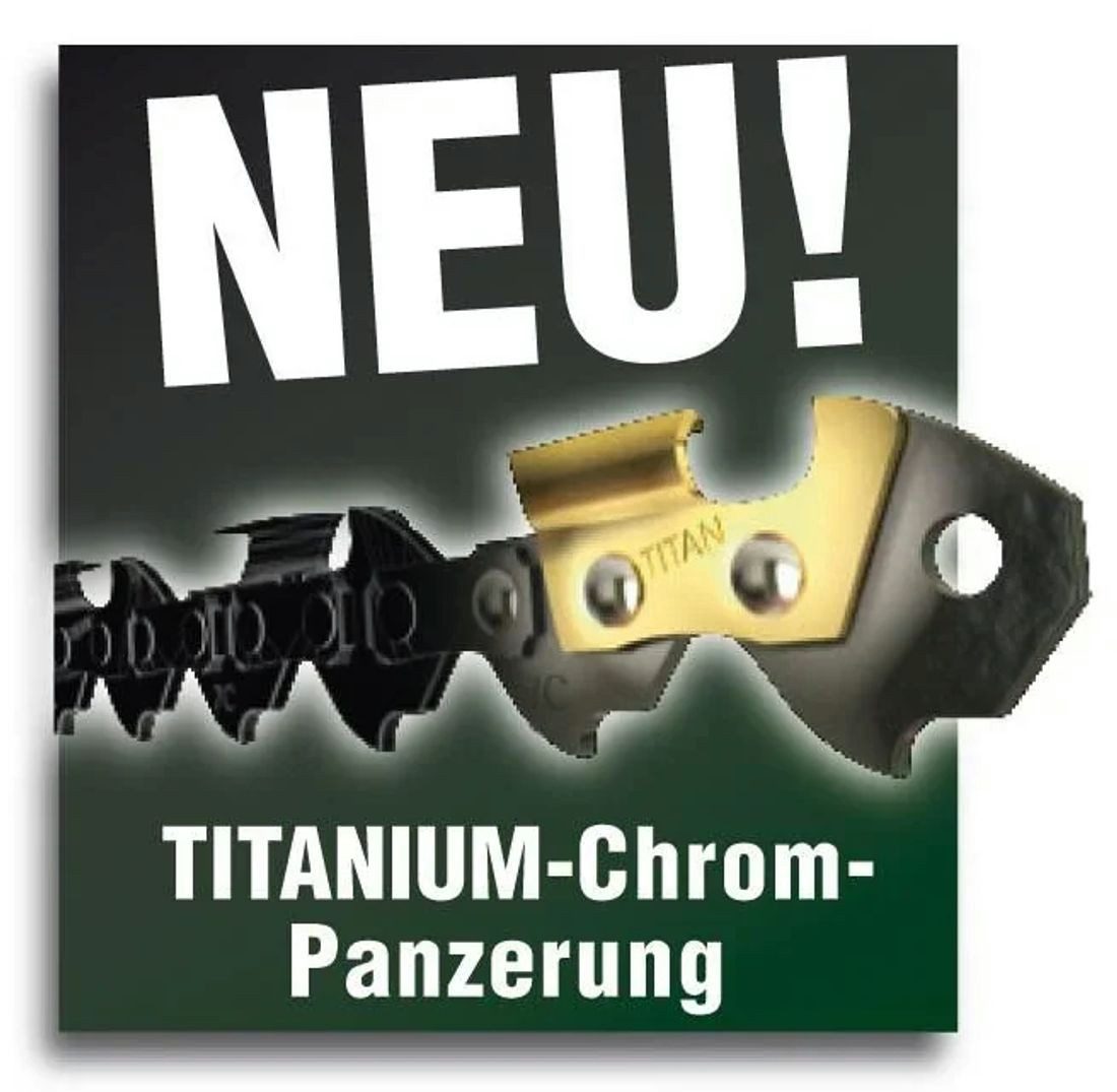 Westfalia Werkzeug Benzin-Kettensäge Sägekette "Titan" für 50 cm Schwert, 72 Gl. (1,5 mm), Teil. 0,325"