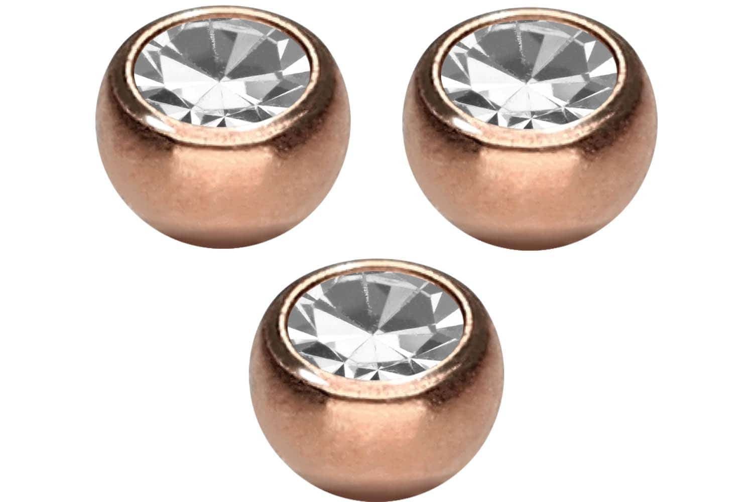 Titan Piercing Aufsatz Mit Push Pin – Kristall + Kristalltropfen, 3,5x11,5mm, Ohne Stecker, Für Ohr, Tragus, Helix