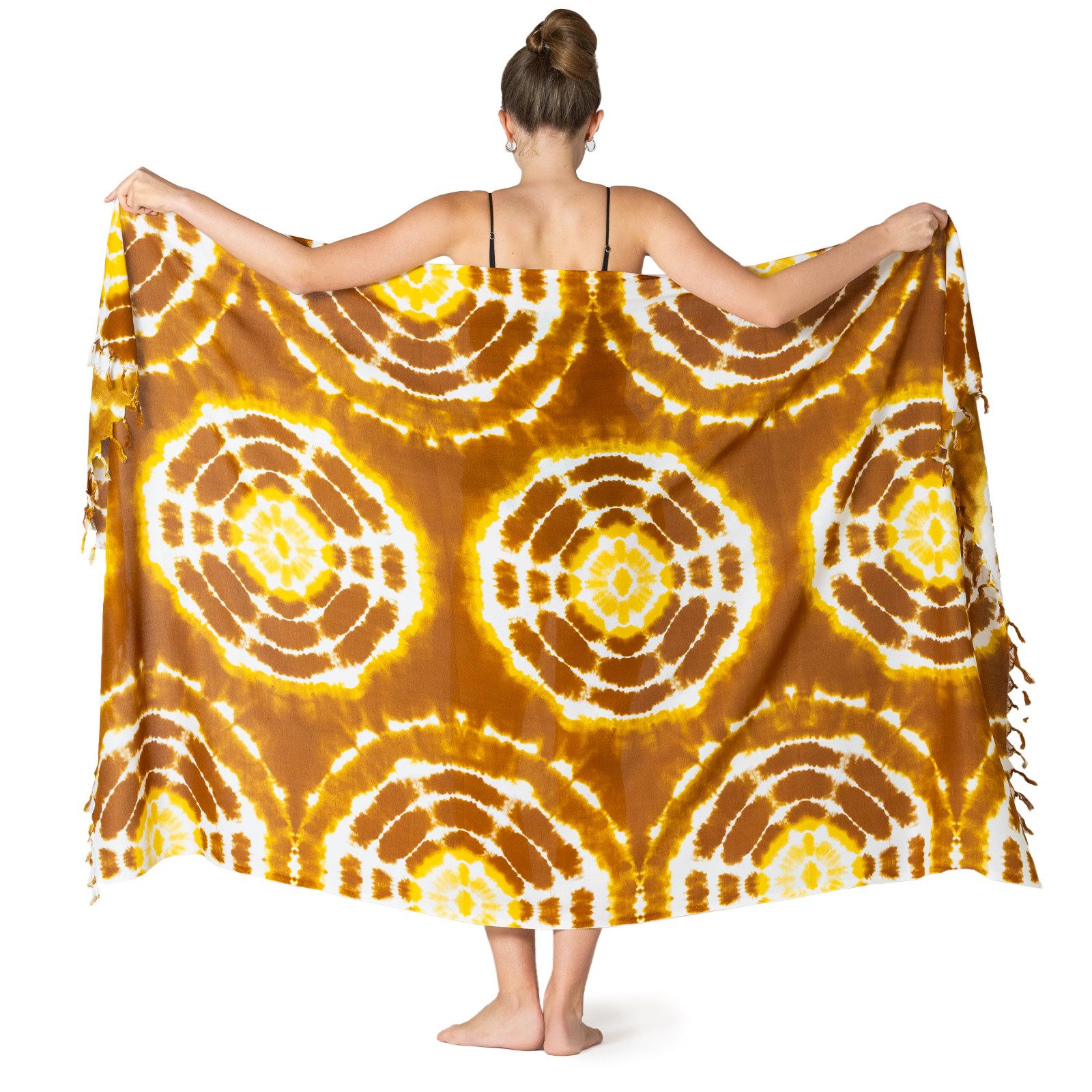 PANASIAM Pareo Sarong Tie-Dye farbenfrohes Hüfttuch günstig online kaufen