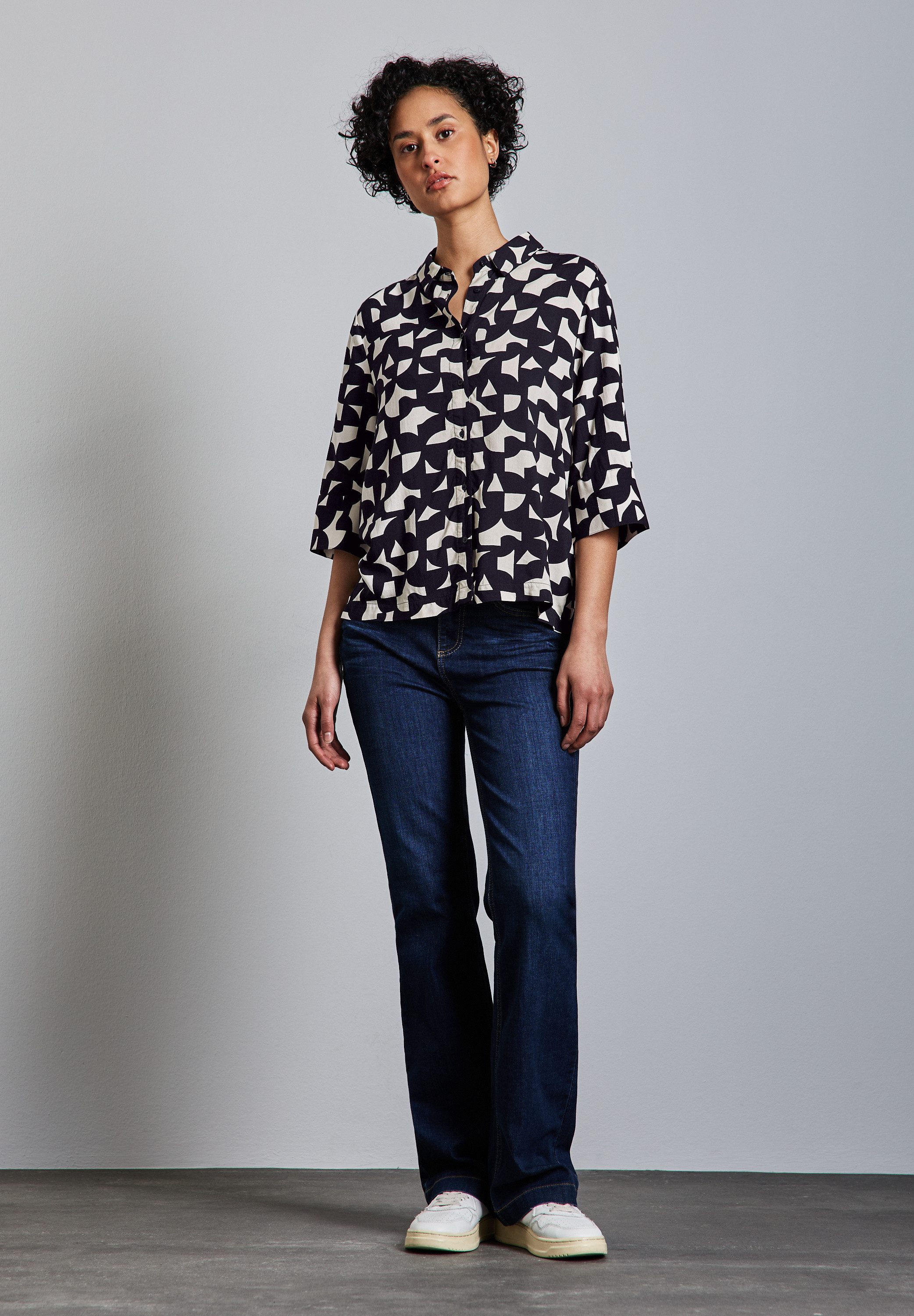 STREET ONE Hemdbluse aus softer Viskose