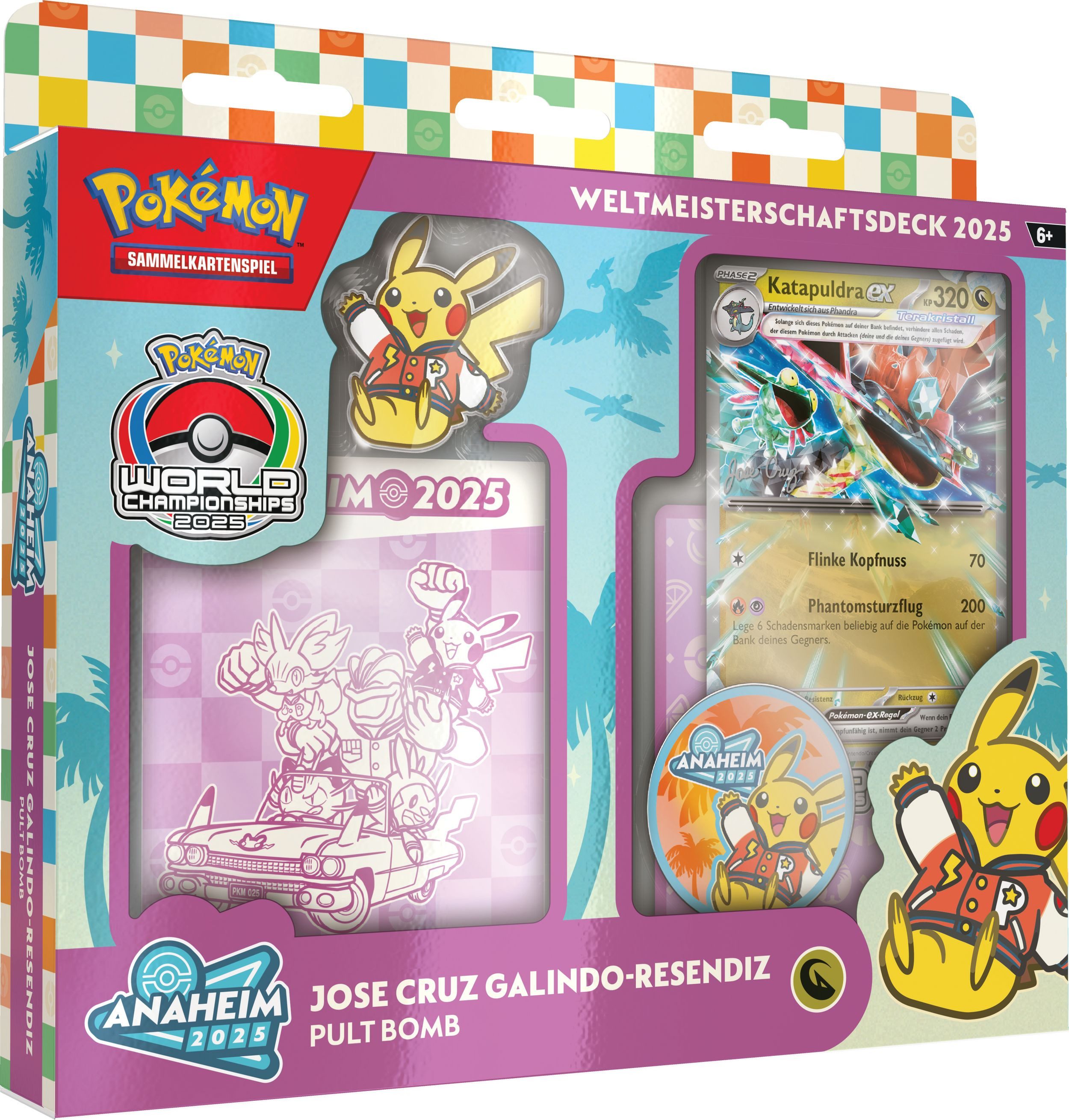 POKÉMON Sammelkarte Pokémon Weltmeisterschaftsdeck 2025 (sortierter Artikel)