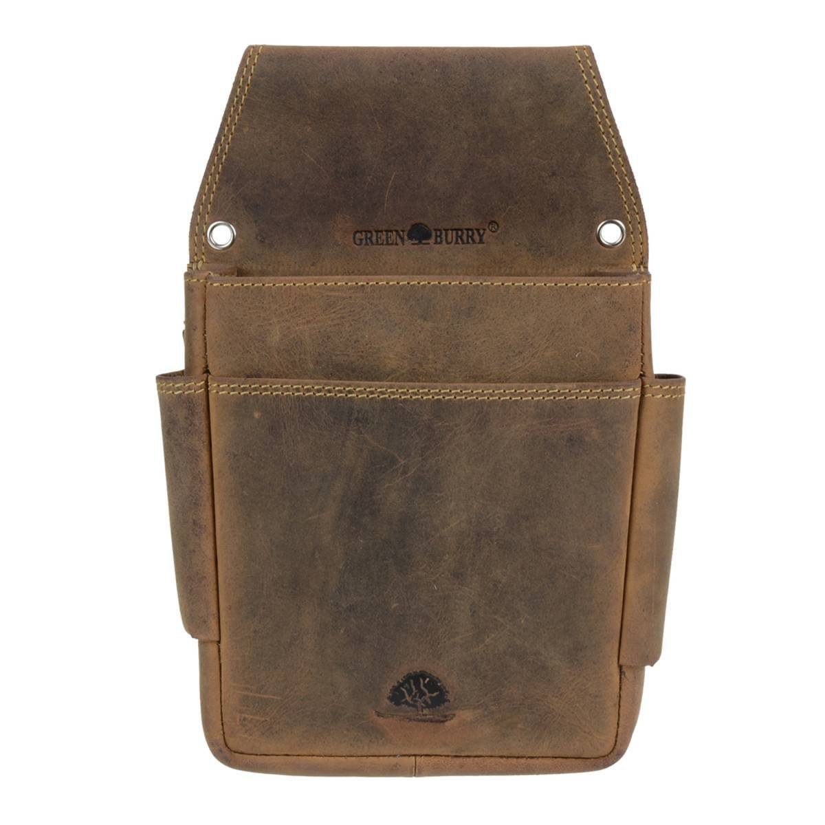 Greenburry Kellnerbörse Vintage, Kellnertasche, Holster, Leder