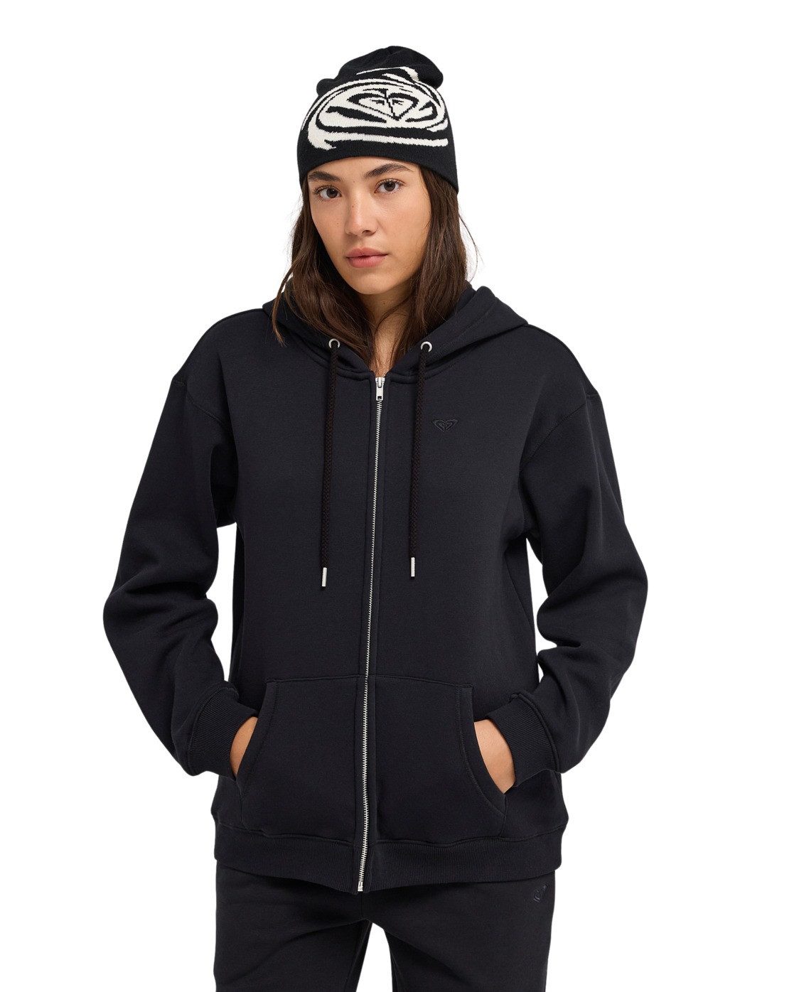 Roxy Hoodie Surf Stoked Zipped Brushed