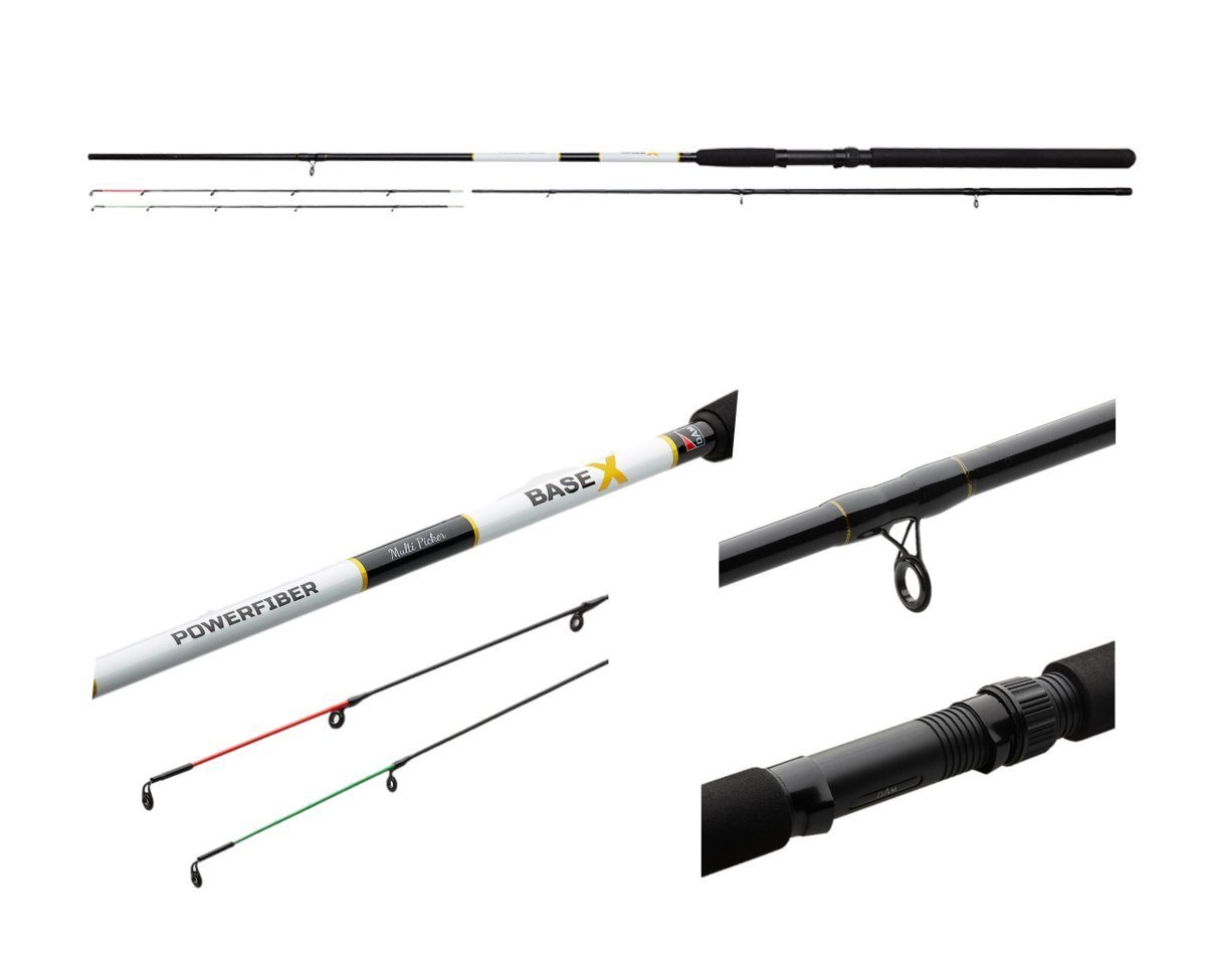 DAM BASE-X Multipicker Feederrute 3 Pickerrute 10-50g Längen Angeln Pickerrute Fishing