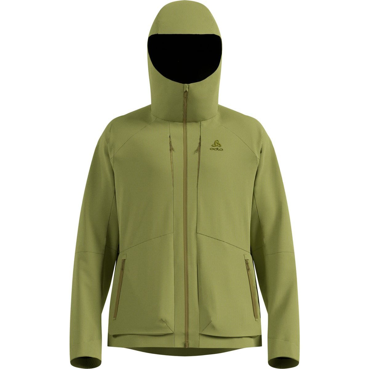 Odlo Hardshelljacke Ascent 3L Waterproof Vielseitige, wasserdichte und atmungsaktive Herrenjacke mit lockerer