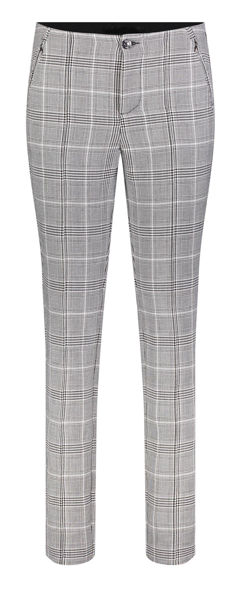 Stretch-Jeans MAC ANNA silver shadow check 5293-00-0188 054K
