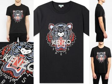 KENZO T-Shirt KENZO CLASSIC TIGER HEAD TEE T-Shirt Varsity Heritage Shirt Iconic Top