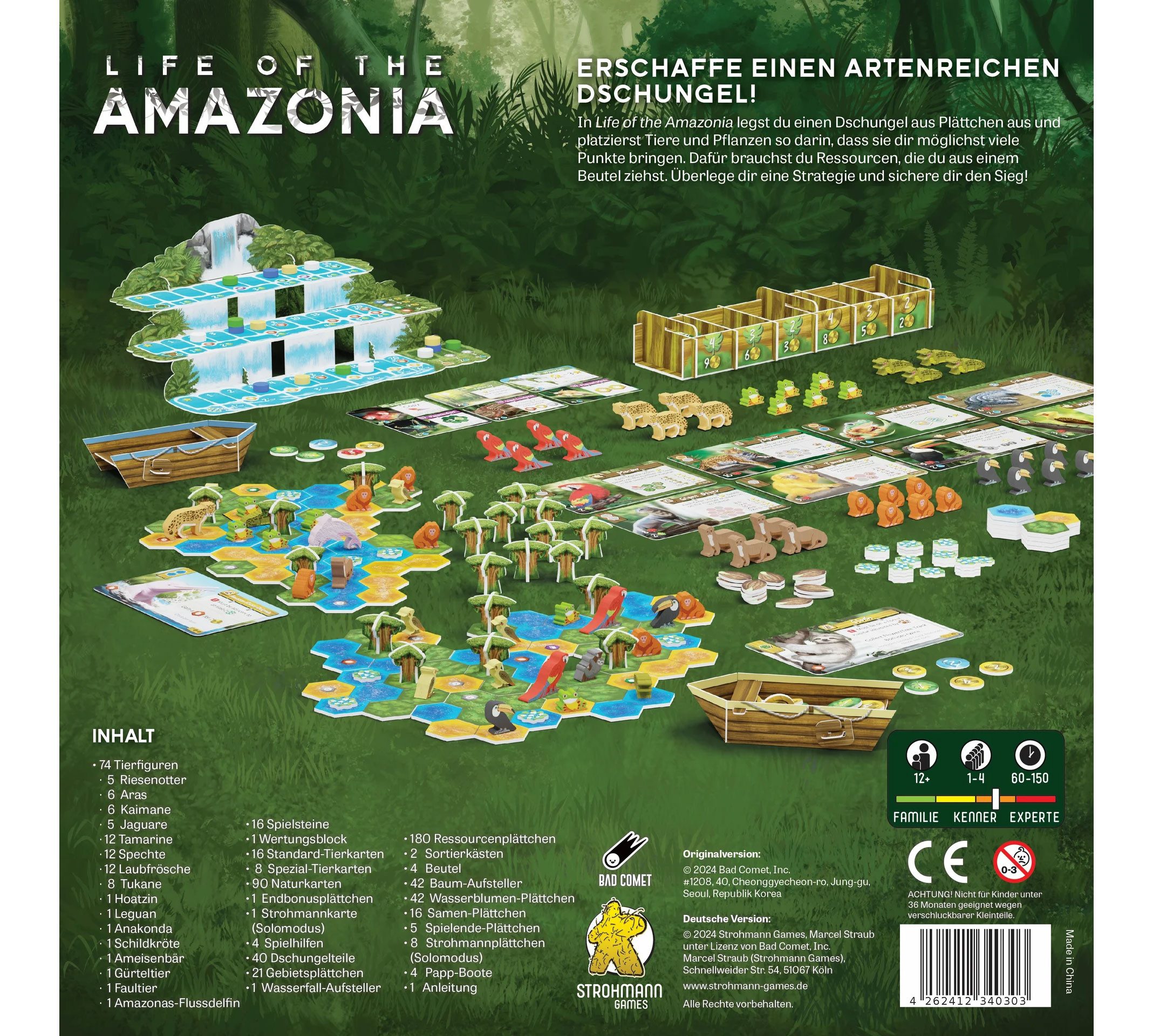 Strohmann Games Spiel Life Of The Amazonia (DE) - Strategiespiel