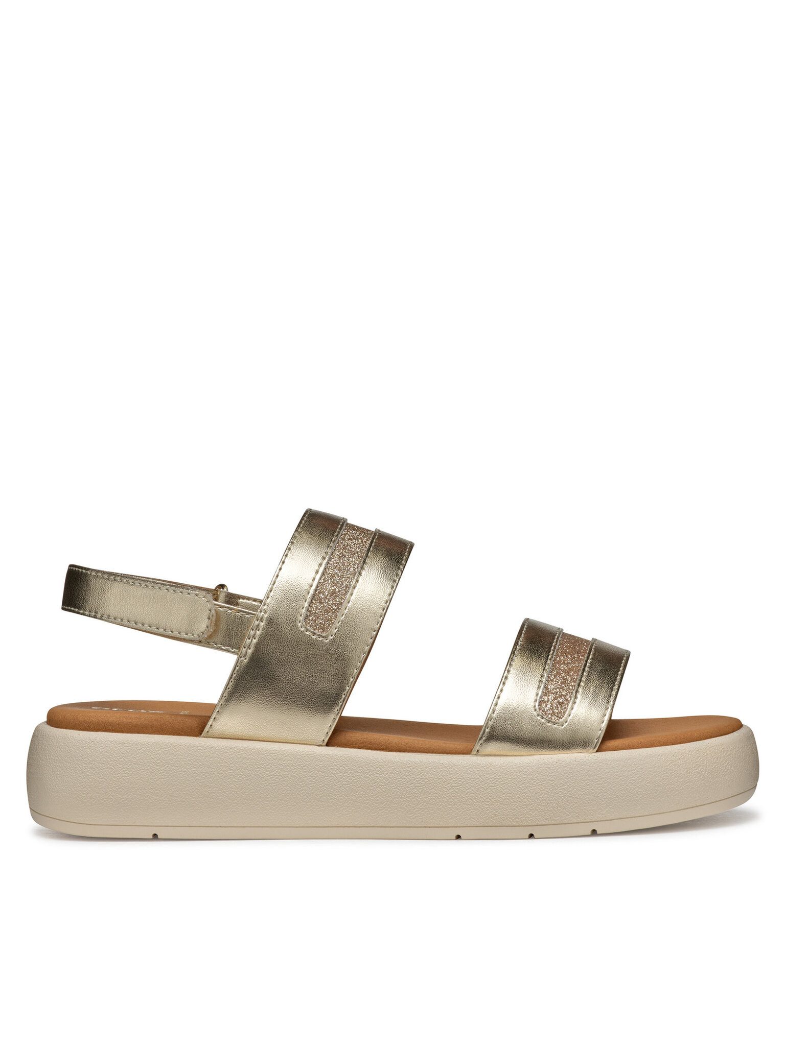 Geox Geox Damen Sandalen GEOX-D550NC-0BNEW C2012 Gold Sandale