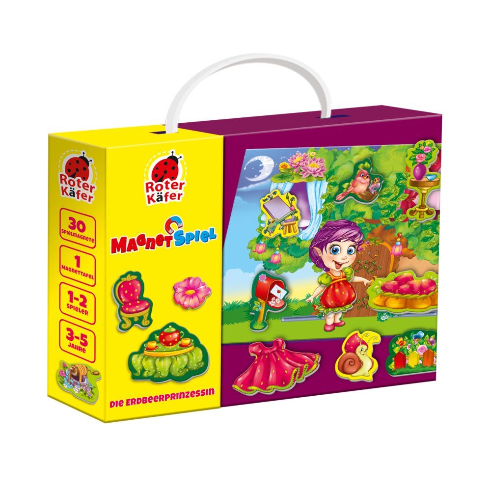 Käfer Spiel, Magnetspiel "Die Erdbeerprinzessin" (Kinderspiel)