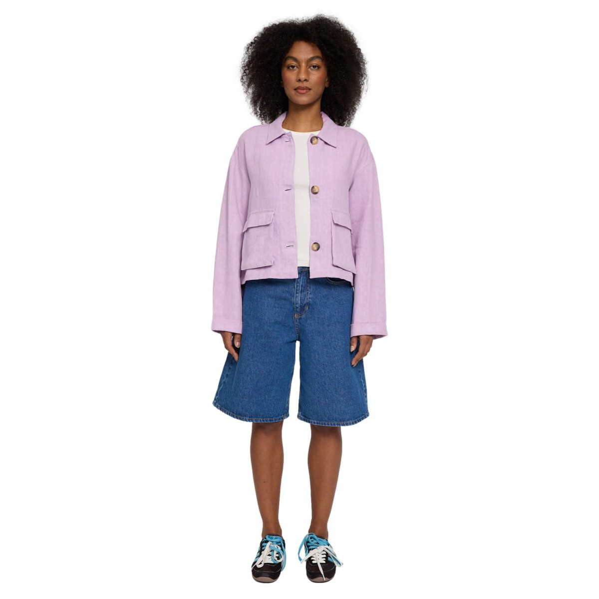 MAZINE Blouson Mazine Short Linen Jacket - Sommerjacke