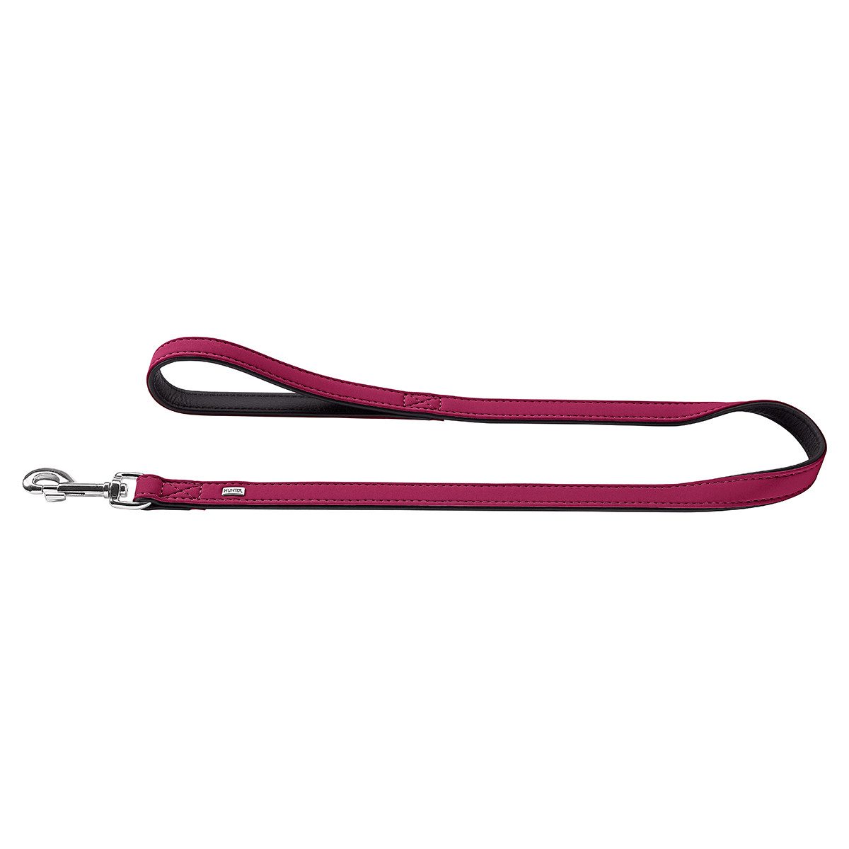 Hundeleine Führleine Softie himbeer/schwarz