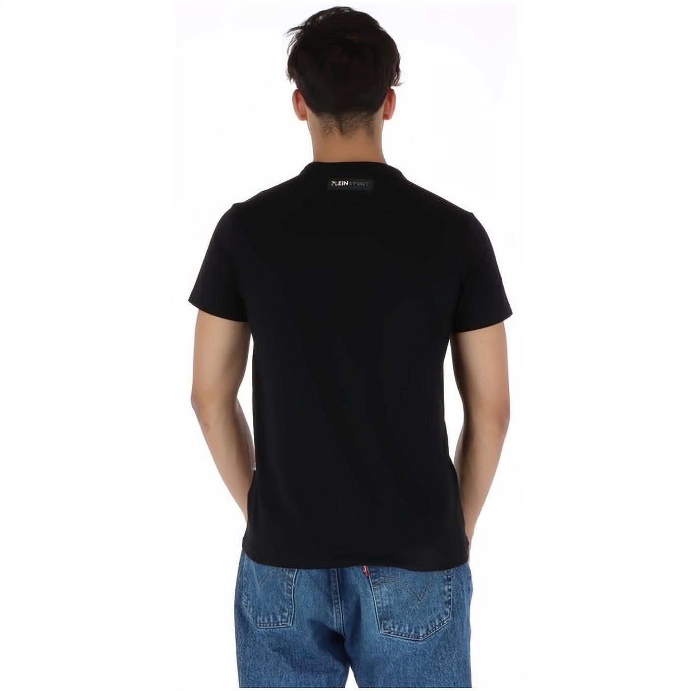T-Shirt Tragekomfort, Look, Farbauswahl PLEIN Stylischer SPORT ROUND vielfältige hoher NECK
