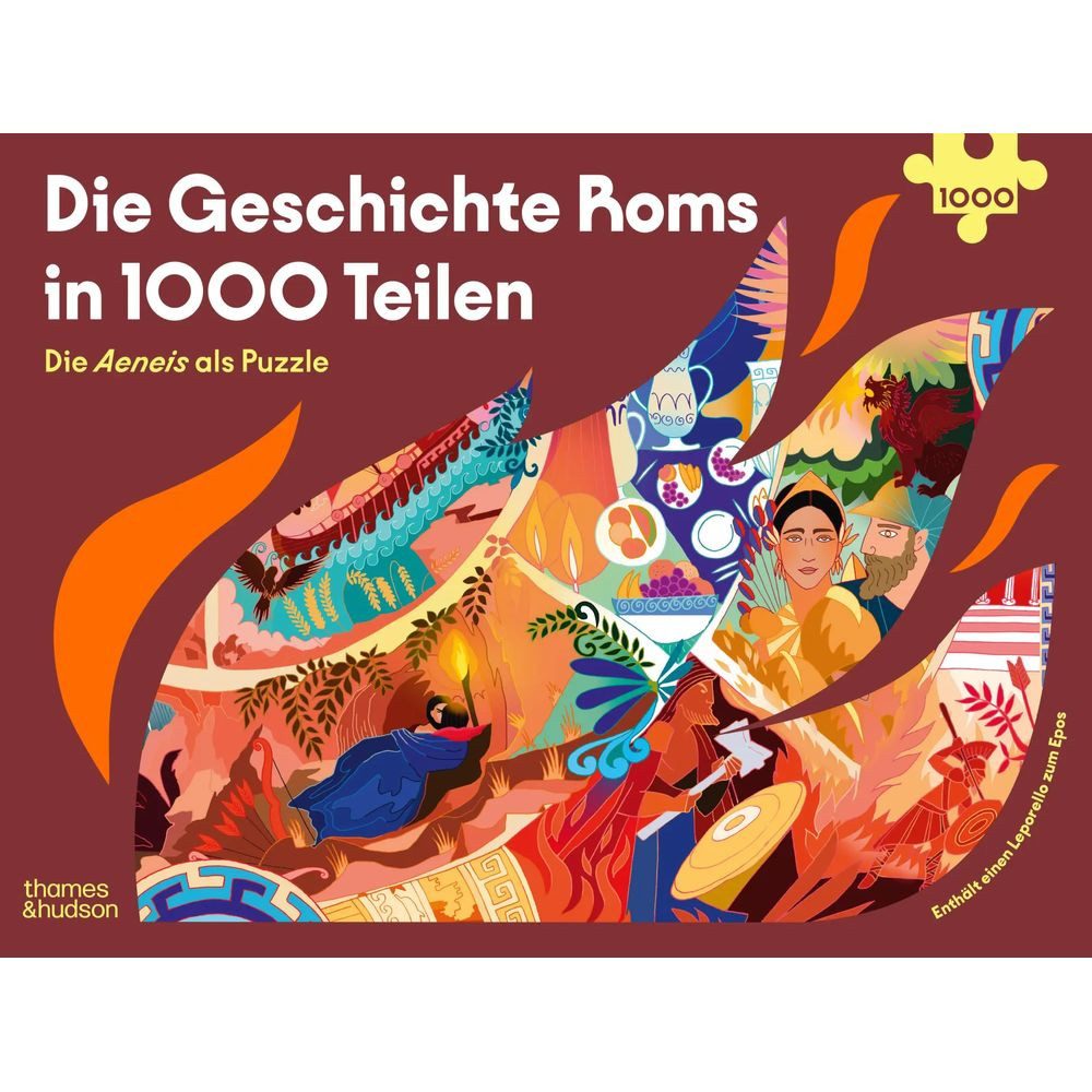 Laurence King Puzzle Die Geschichte Roms in 1000 Teilen, 1000 Puzzleteile