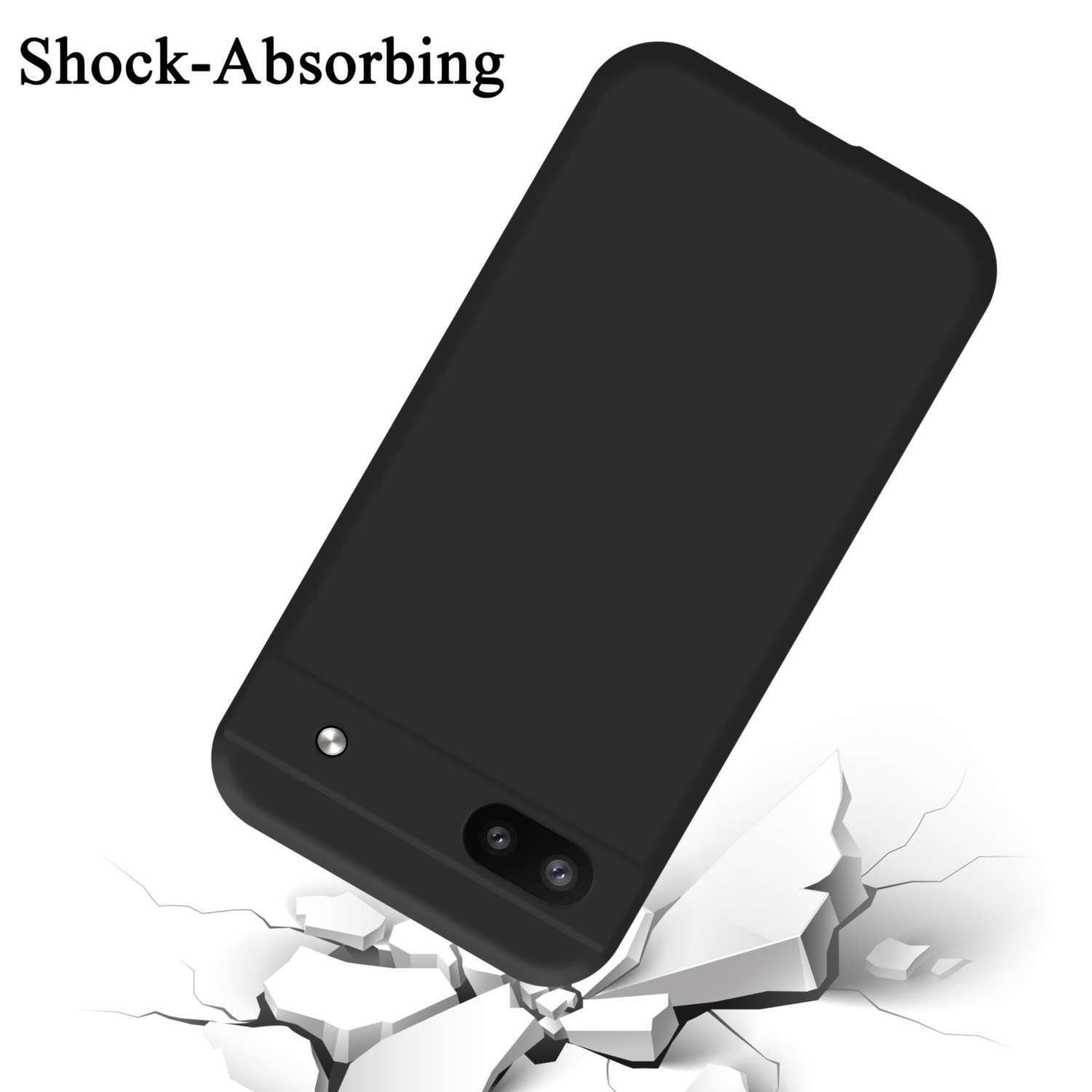 Cadorabo Handyhülle für Google PIXEL 6A Hülle Google PIXEL 6A, Flexible Hülle TPU Silikon Schutzhülle Back Cover Case