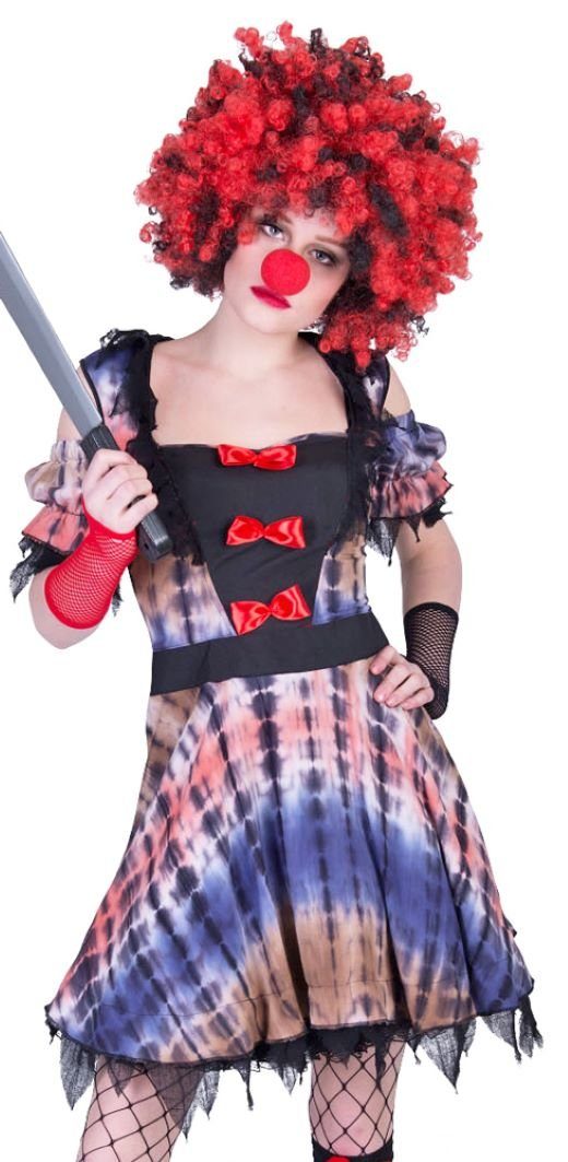 Funny Fashion Clown-Kostüm Grusel Killer Clown Lea - Kostüm für Damen