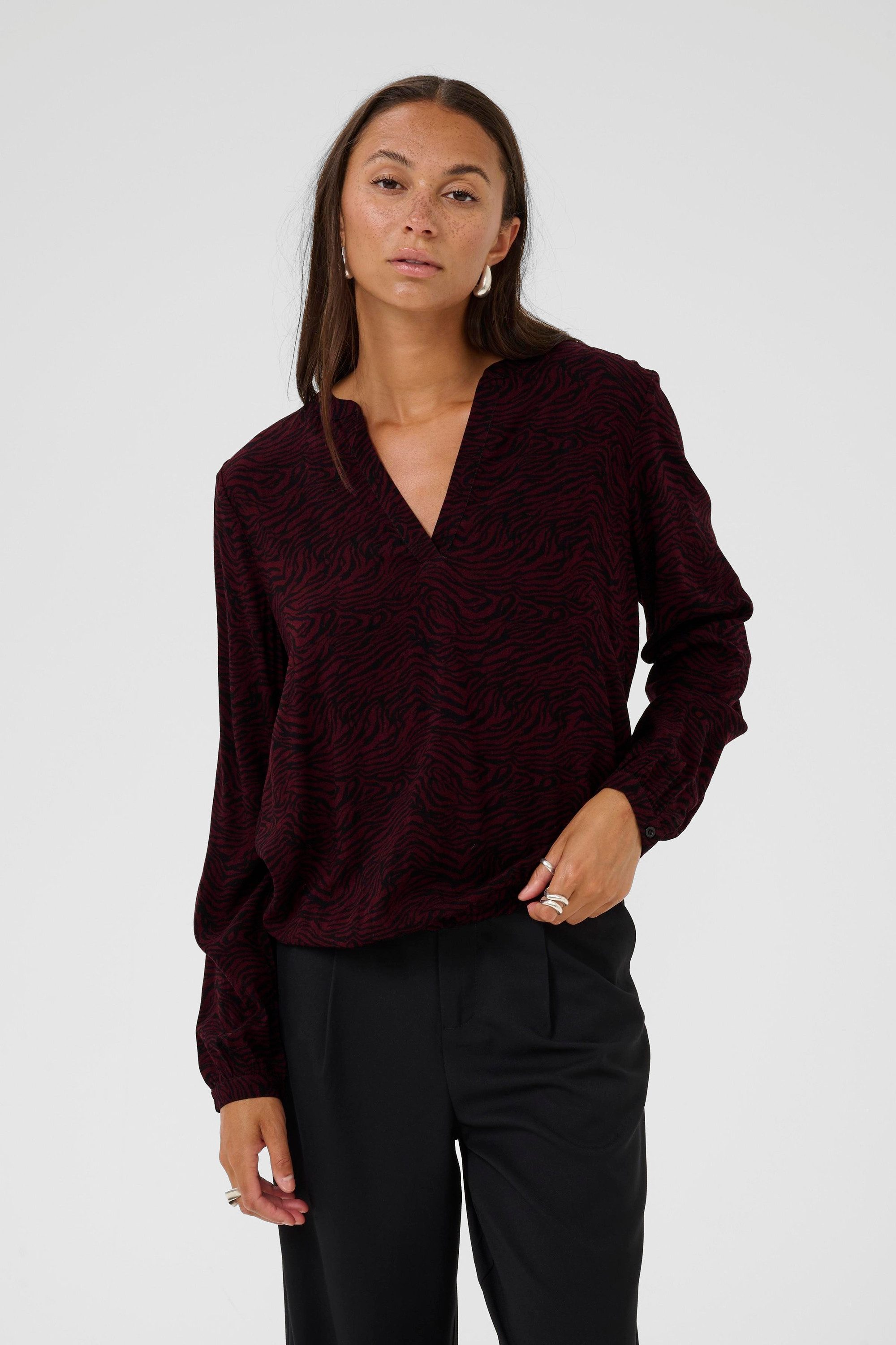 Langarmbluse Bluse langarm KAditte
