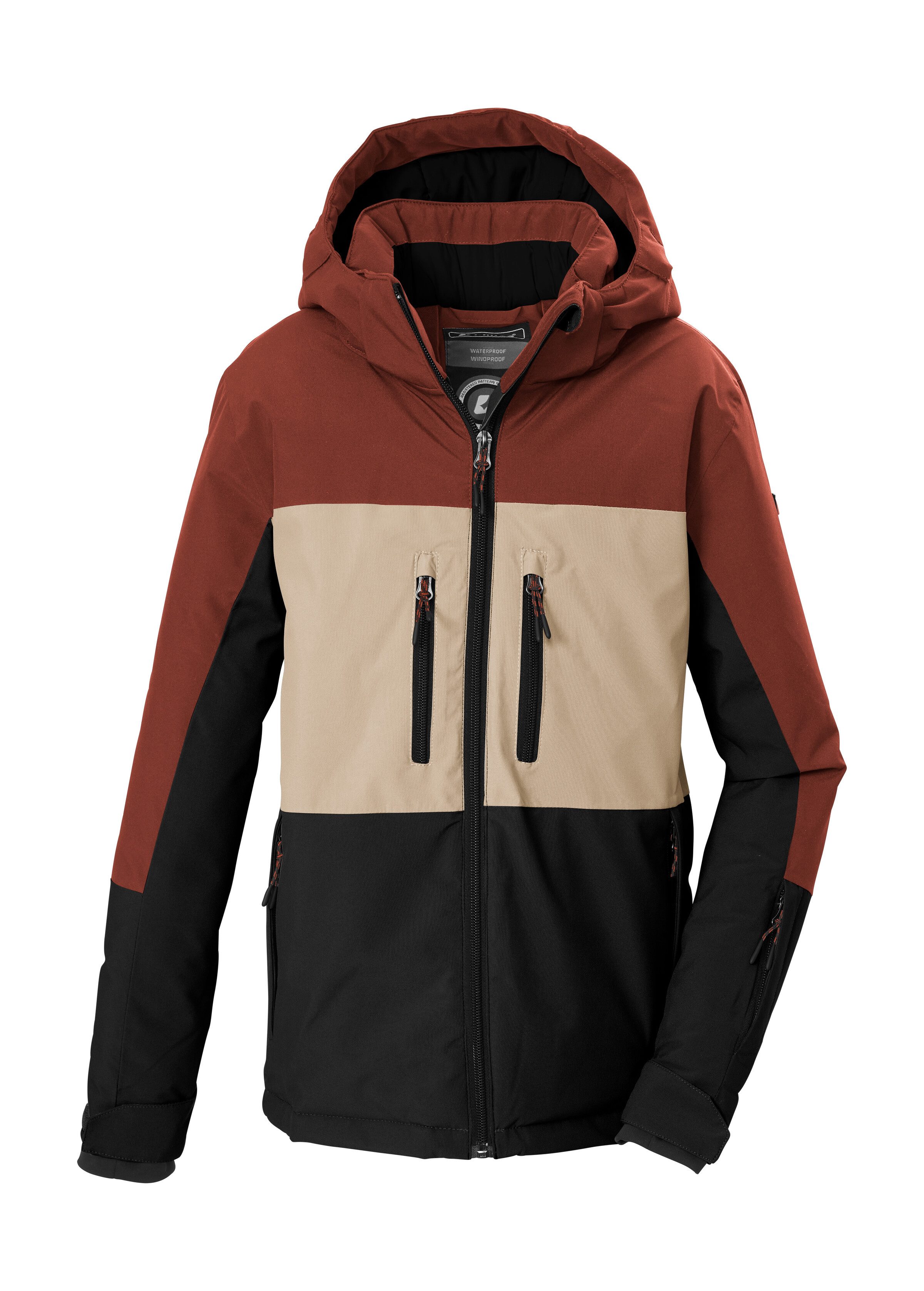 Killtec Funktionsjacke KOW 174 BYS JCKT Killtec Kids Jacke: Wasserdicht, reflektierend, abnehmbare Kapuze