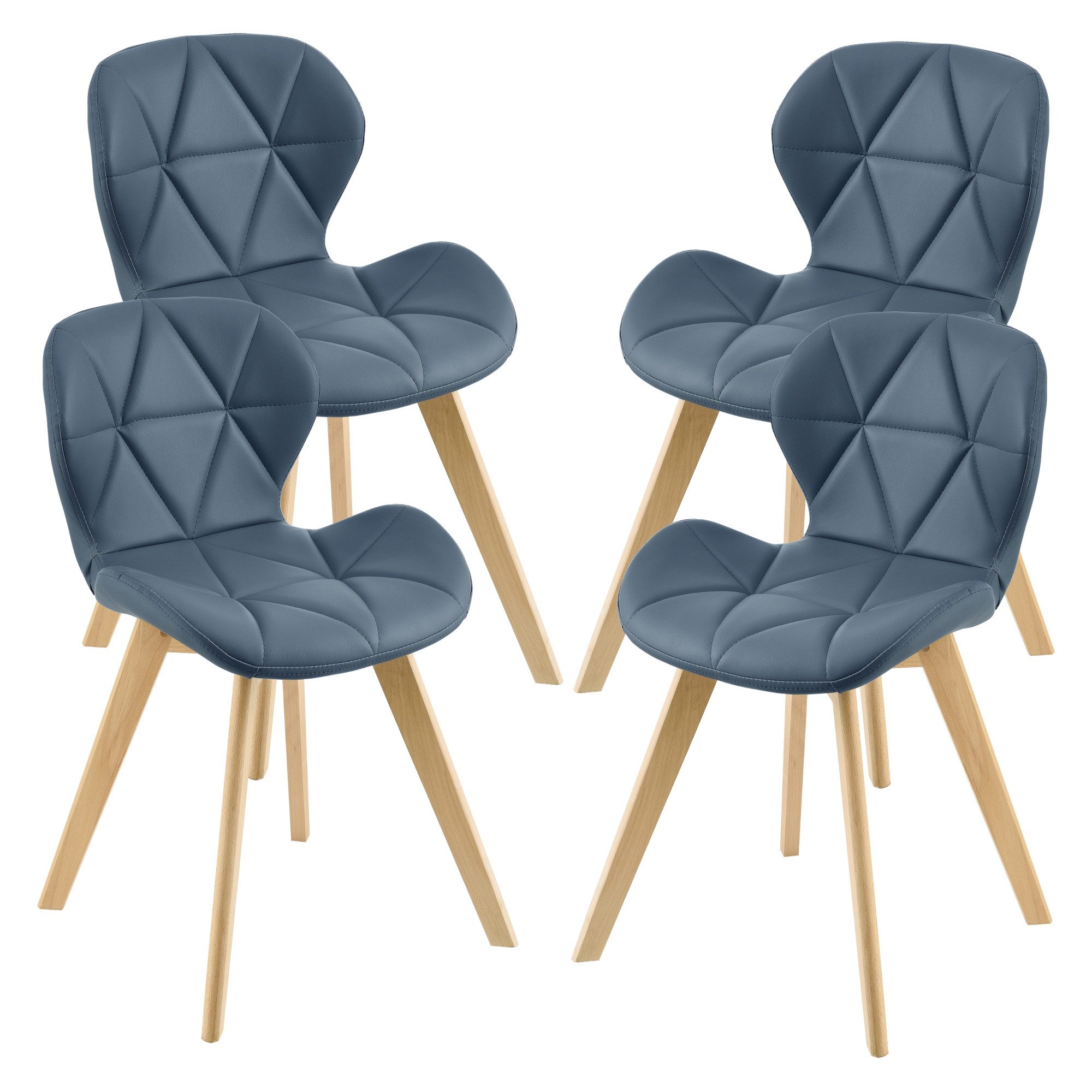 en.casa Esszimmerstuhl, »Älmhult« 4er Set Stuhl günstig online kaufen