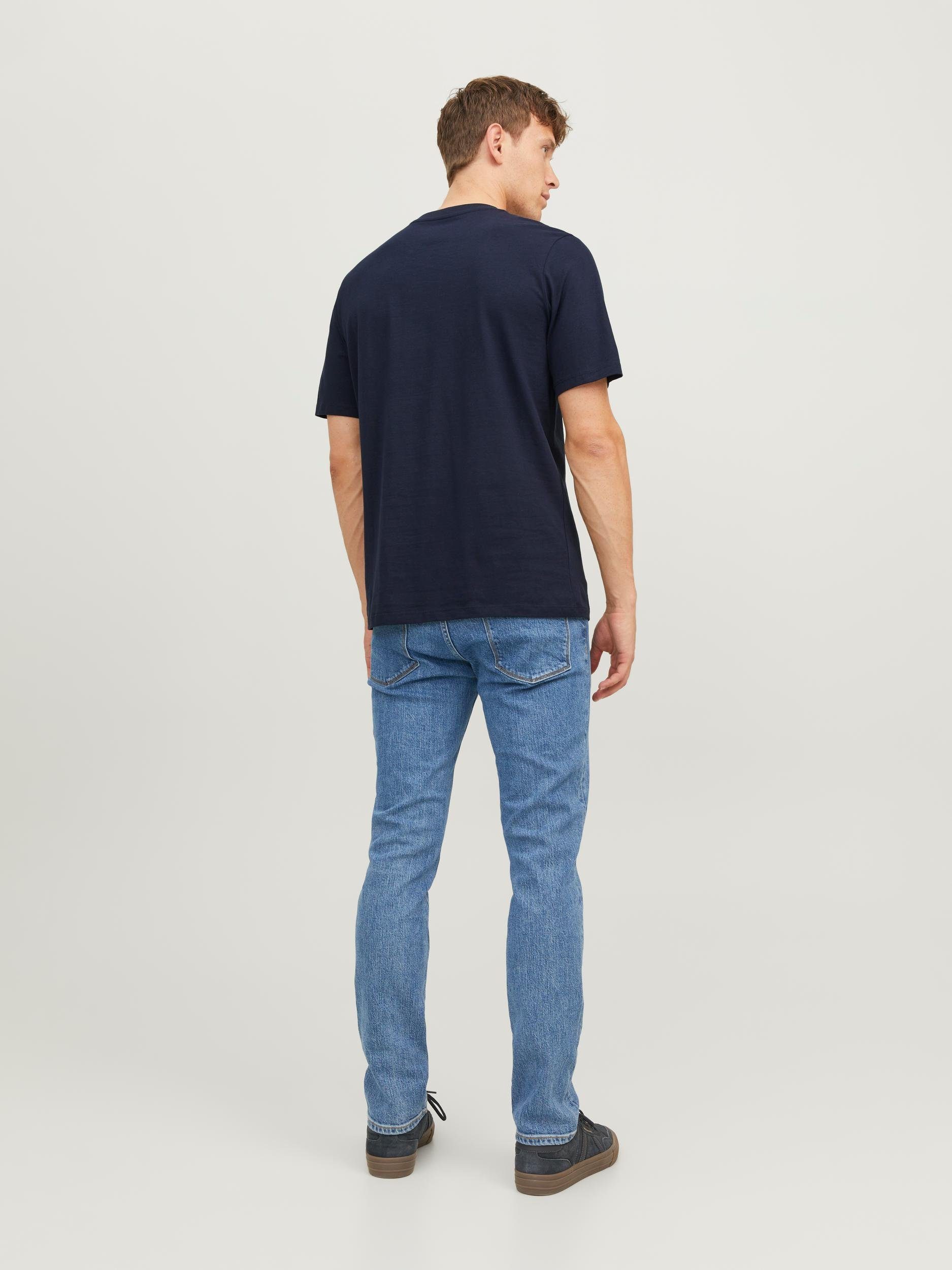 CREW SS Sky NECK Jack Rundhalsshirt TEE Captain & Jones JORXMAS