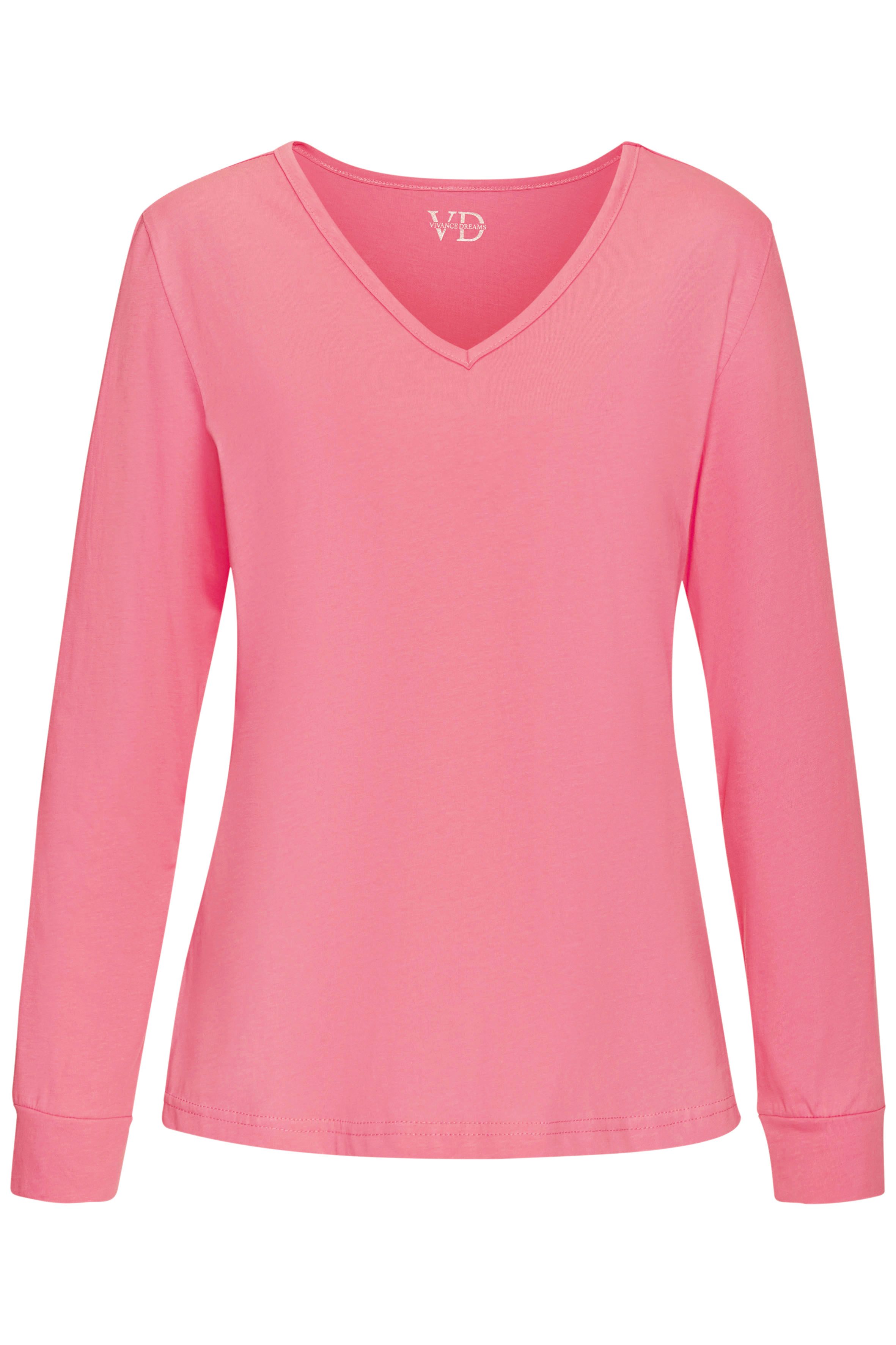 Vivance Dreams Pyjamaoberteil (1-teilig) mit schönem V-Ausschnitt. € 19,99