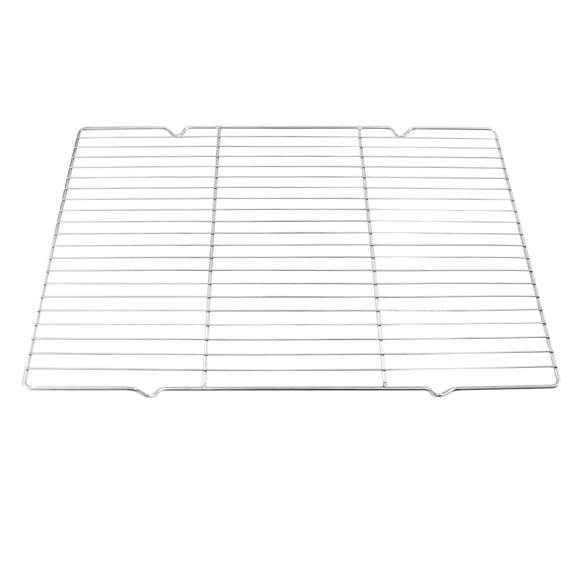 FMprofessional Küchenrost Glasurgitter aus Edelstahl, 59x39 cm, (1-tlg), Ideal zum Auskühlen, Dekorieren und Kandieren von Kuchen und Muffins