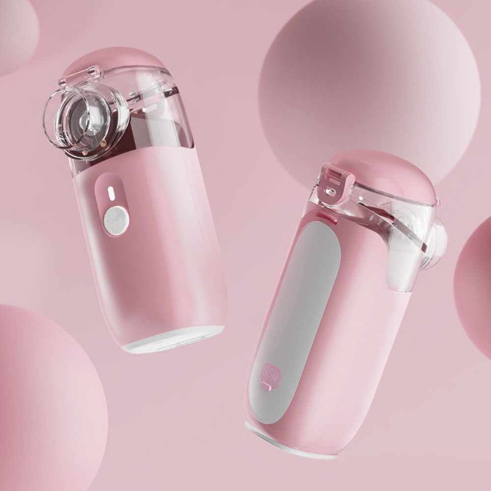 SSY Mini-Inhalator Ultraschall-Inhalationsgerät für Kinder, Einfache Handhabung Vielseitig einsetzbar, Ultraschall-Technologie Leise & Tragbar
