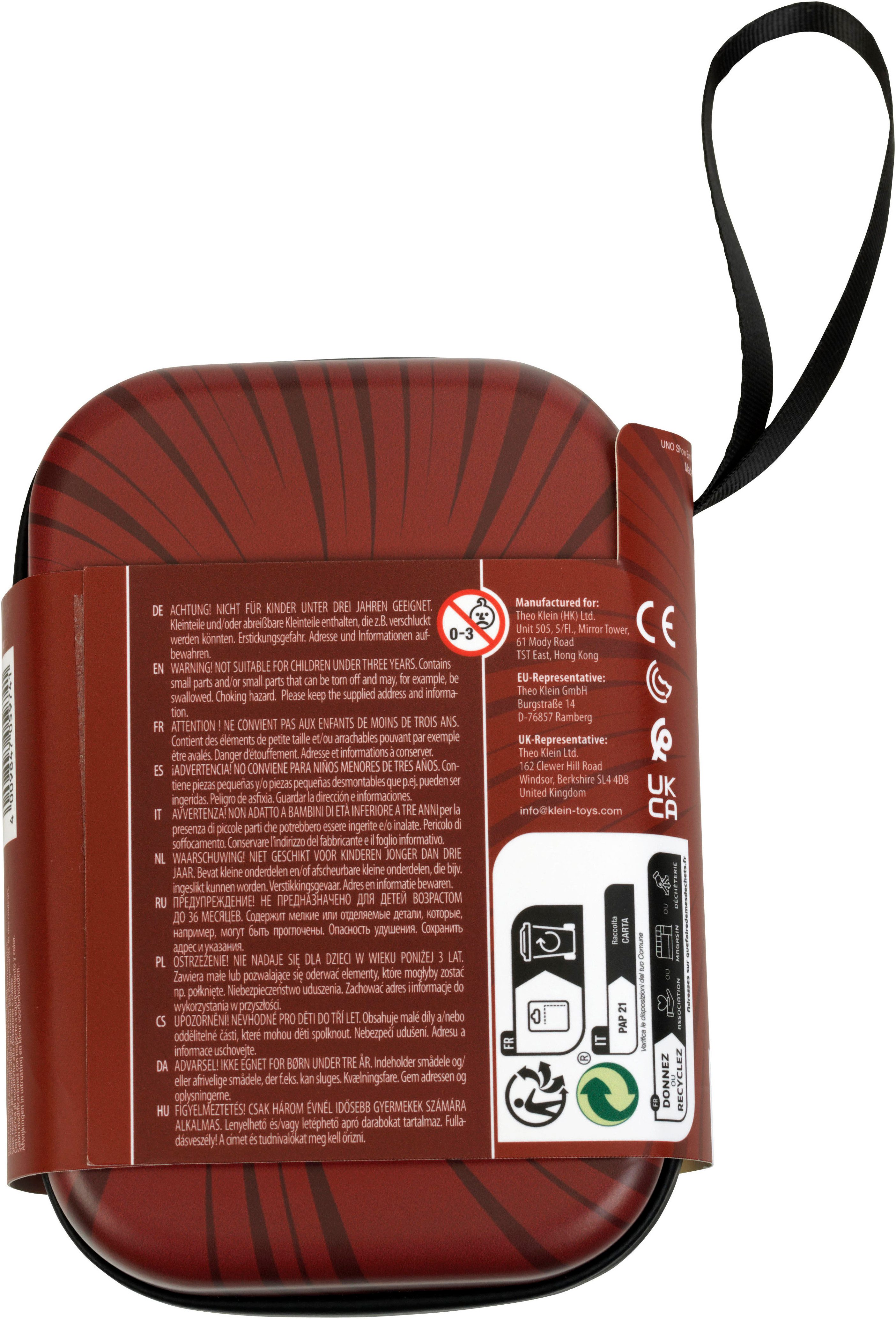 Klein Tragetasche UNO Show 'em No Mercy - Tragetasche, Aufbewahrungstasche für Spielkarten und Anleitung