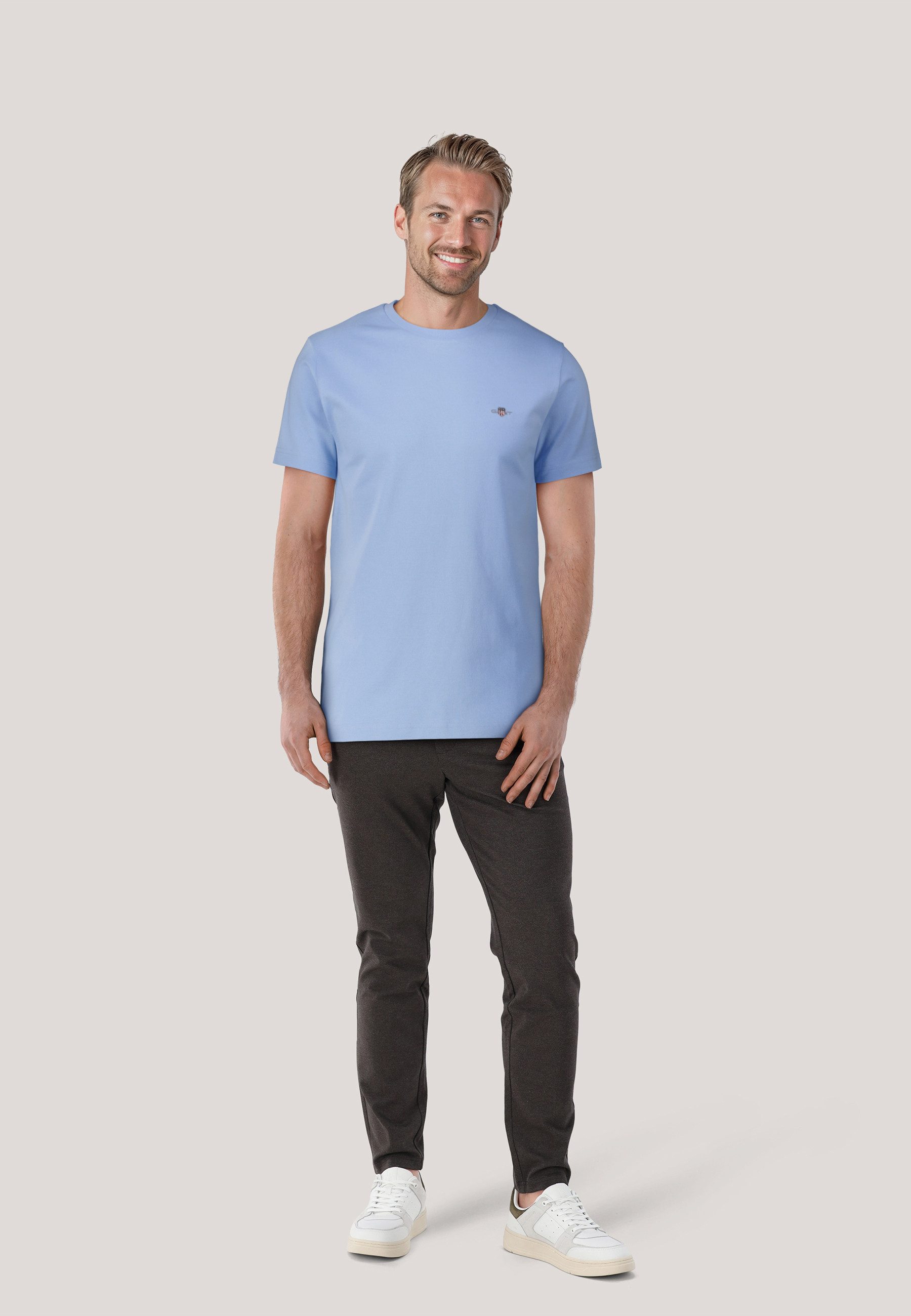 Gant T-Shirt Herren T-Shirt PIQUE Slim günstig online kaufen
