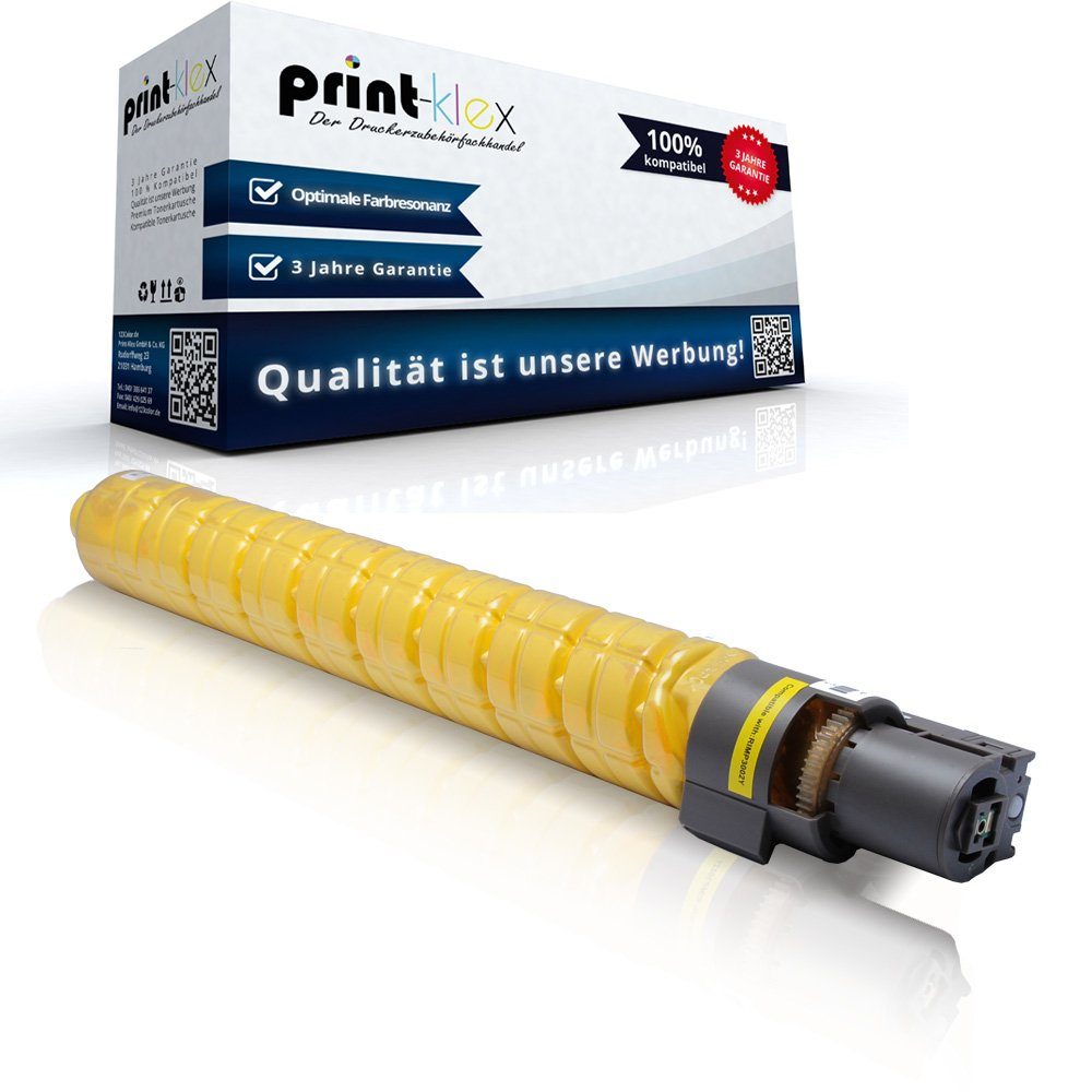 Print-Klex GmbH & Co.KG Tonerkartusche MPC3002 kompatibel YE NRG Y MPC3502 841652 841- mit Gelb Yellow 652