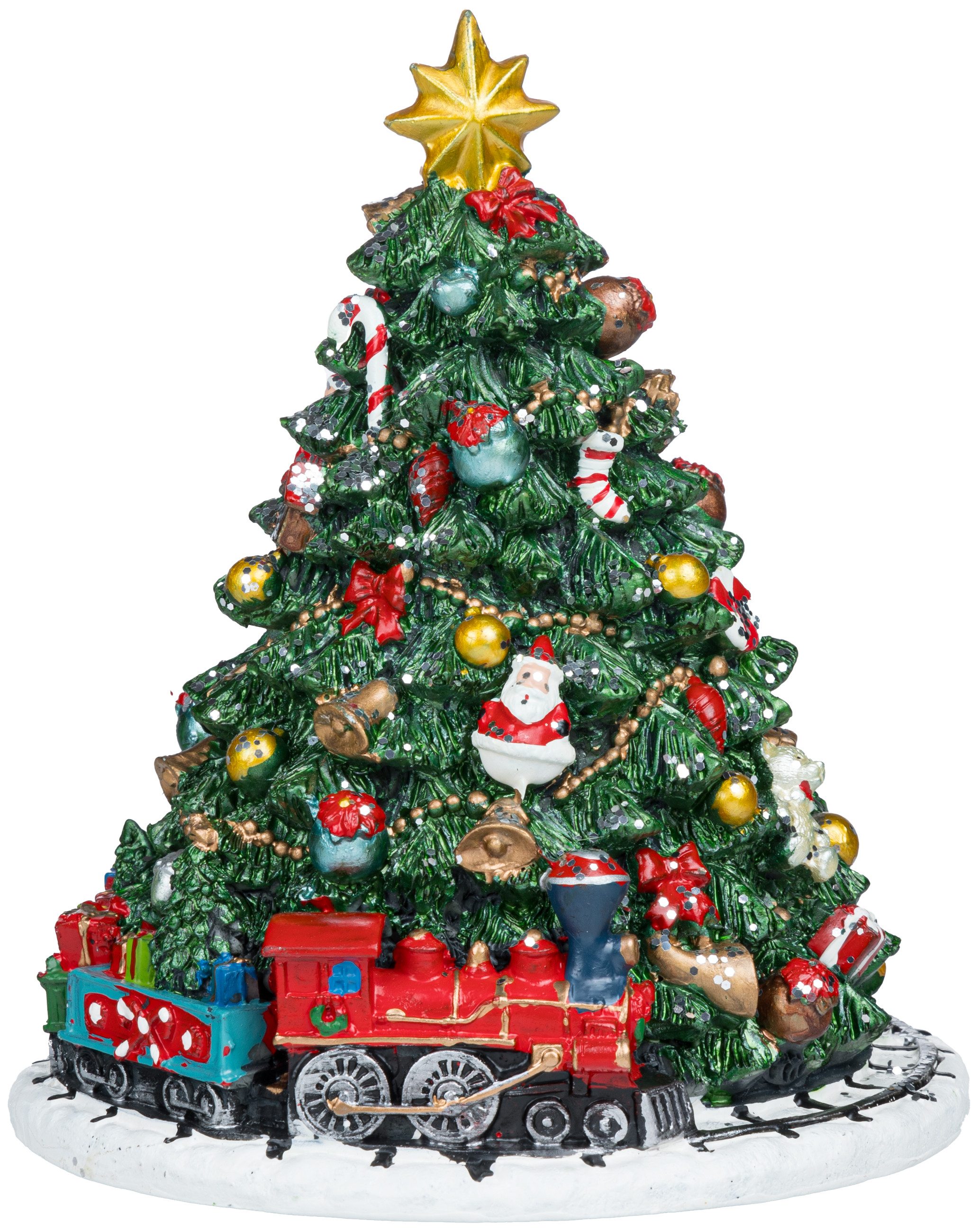 SIKORA Dekoobjekt SD13 Spieldose Spieluhr Geschmückter Weihnachtsbaum mit Z günstig online kaufen