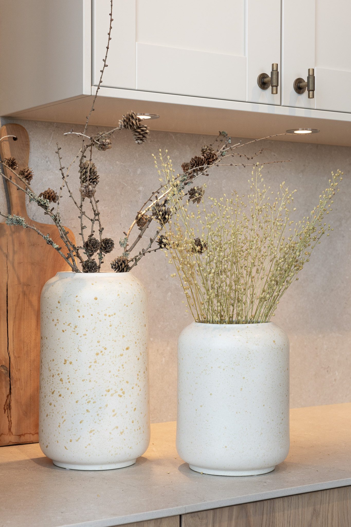 Storefactory Scandinavia Dekovase Vase HAVSLUND XL creme natur, Ø 18x32cm