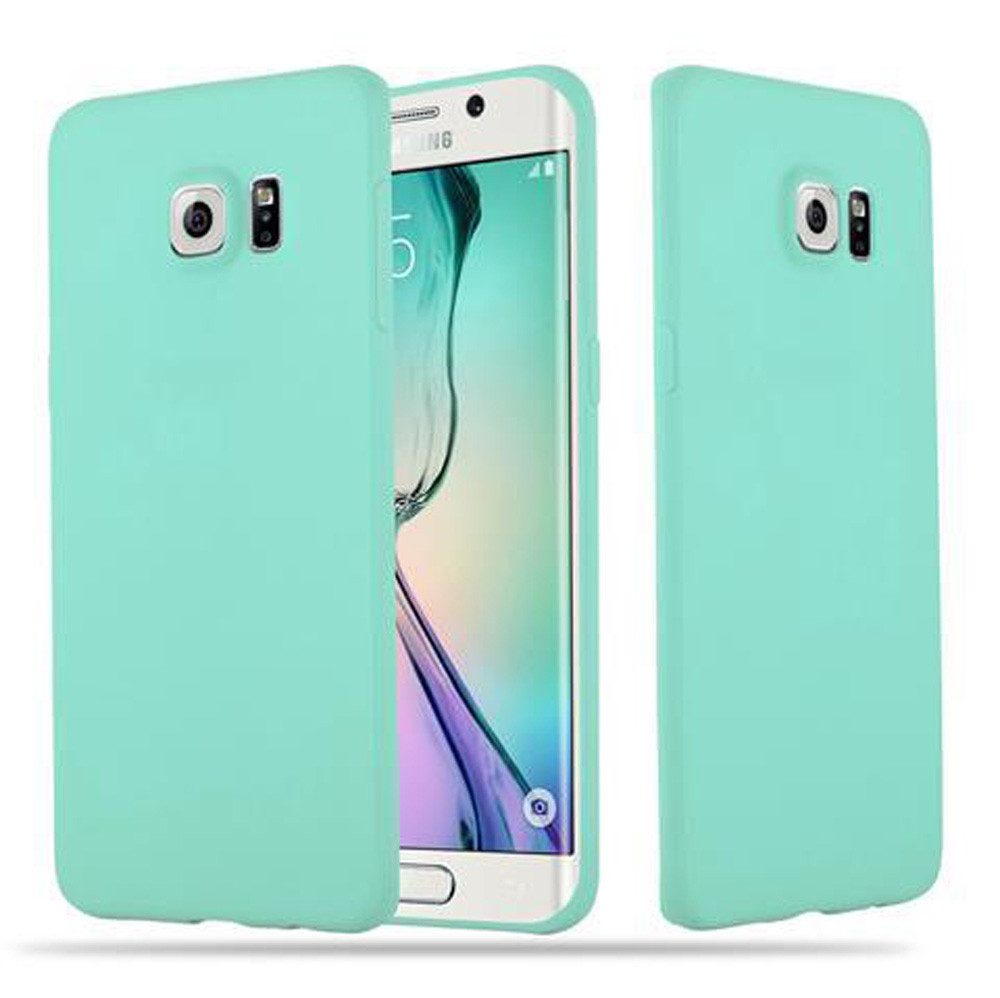 Cadorabo Handyhülle für Samsung Galaxy S6 EDGE Hülle Samsung Galaxy S6 EDGE, Flexible TPU Silikon Handy Schutzhülle - Hülle - ultra slim
