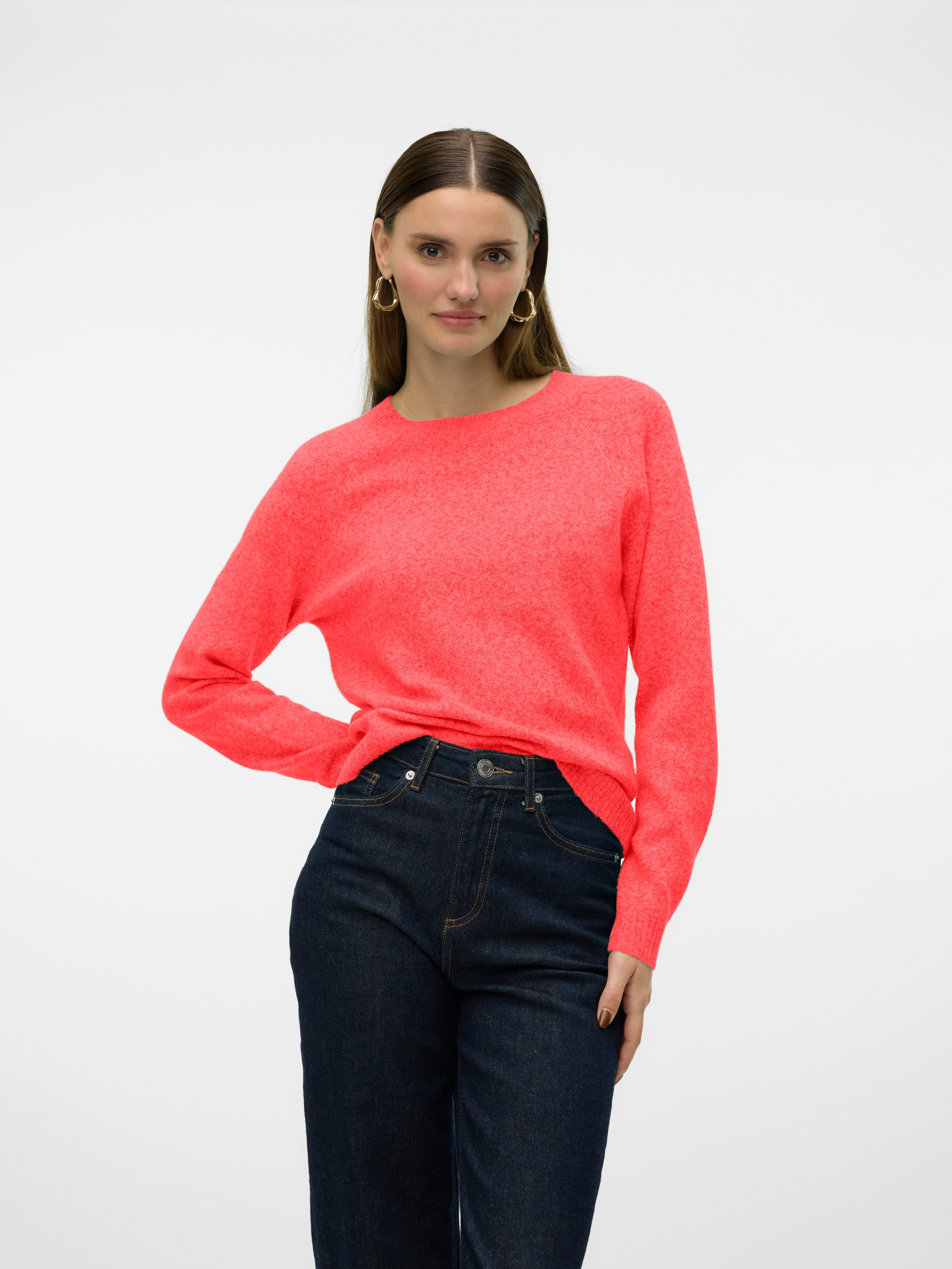 Vero Moda Rundhalspullover VMDOFFY LS O-NECK günstig online kaufen