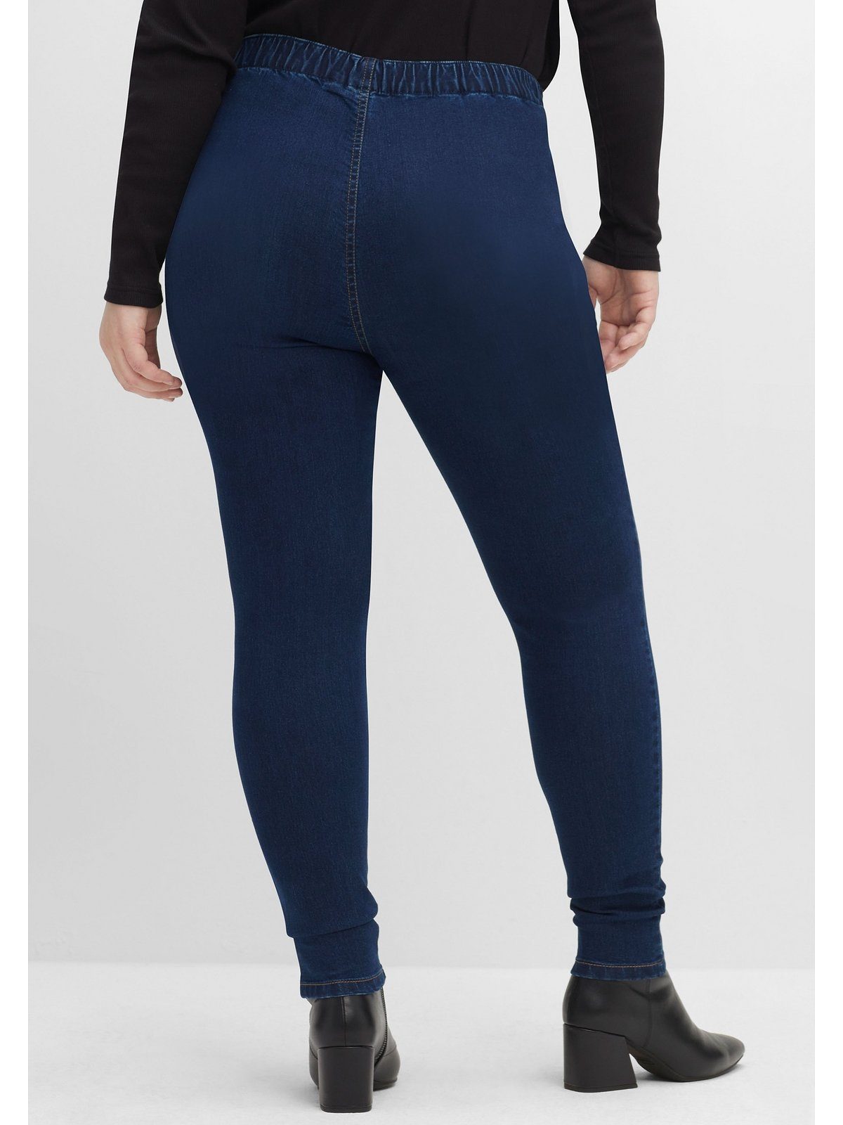 Sheego Jeansjeggings Große Größen in individueller Waschung