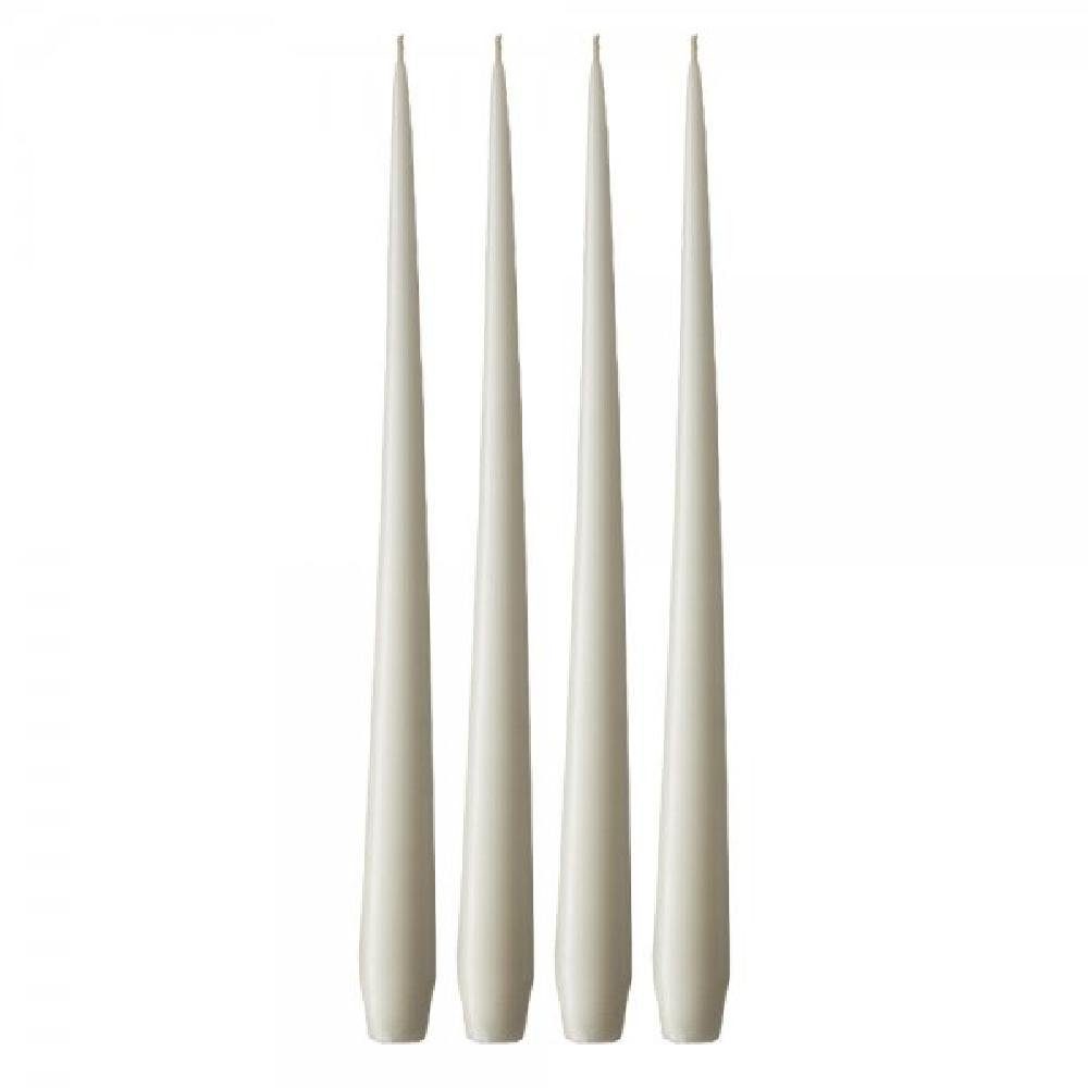 ester & erik Tafelkerze Spitzkerze Taper Candle Ivory (4-teilig)